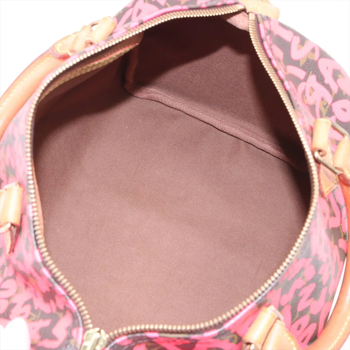 Monogram Graffiti Speedy 30 M93704 AA0049 Brown x Pink — view 7