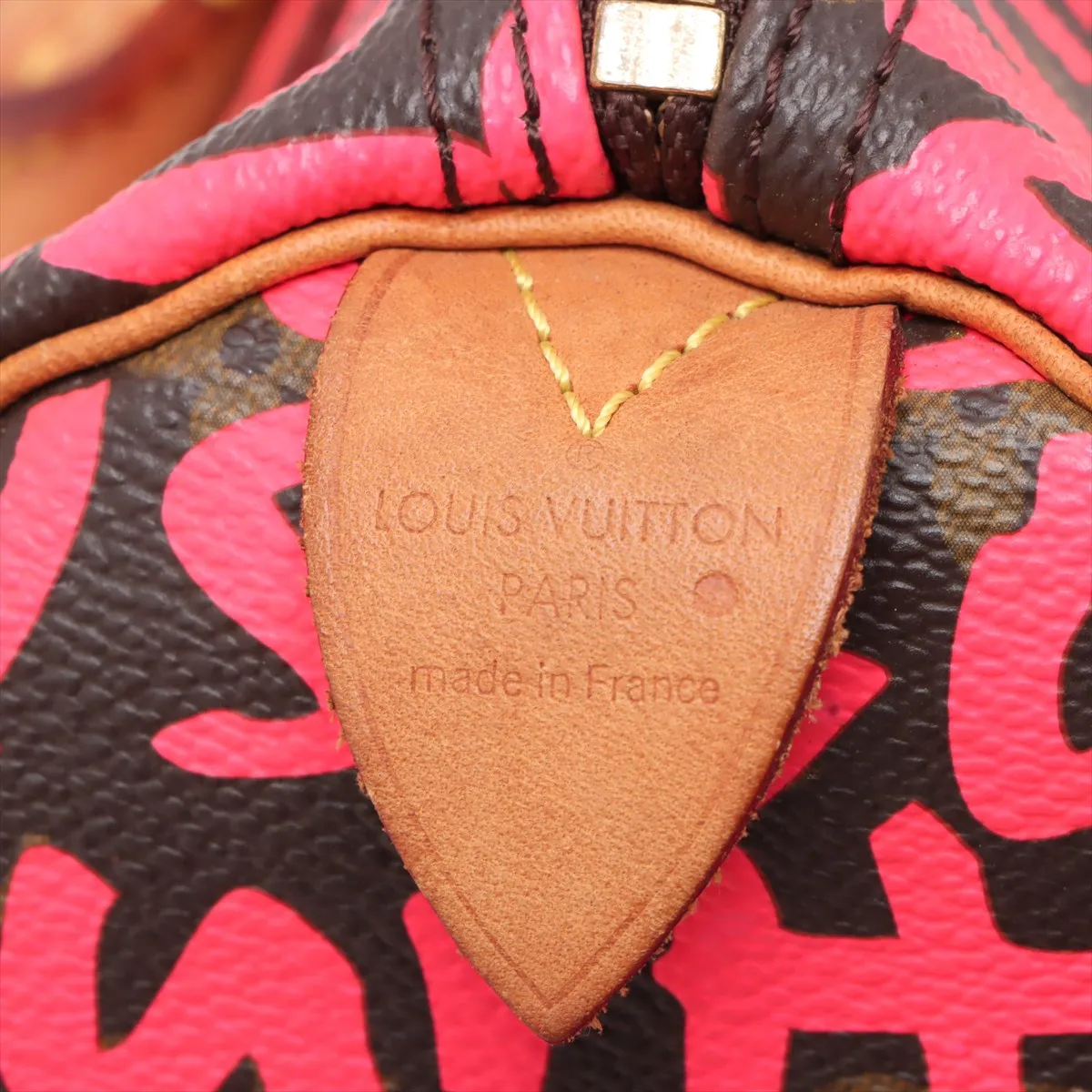 Monogram Graffiti Speedy 30 M93704 AA0049 Brown x Pink — view 10