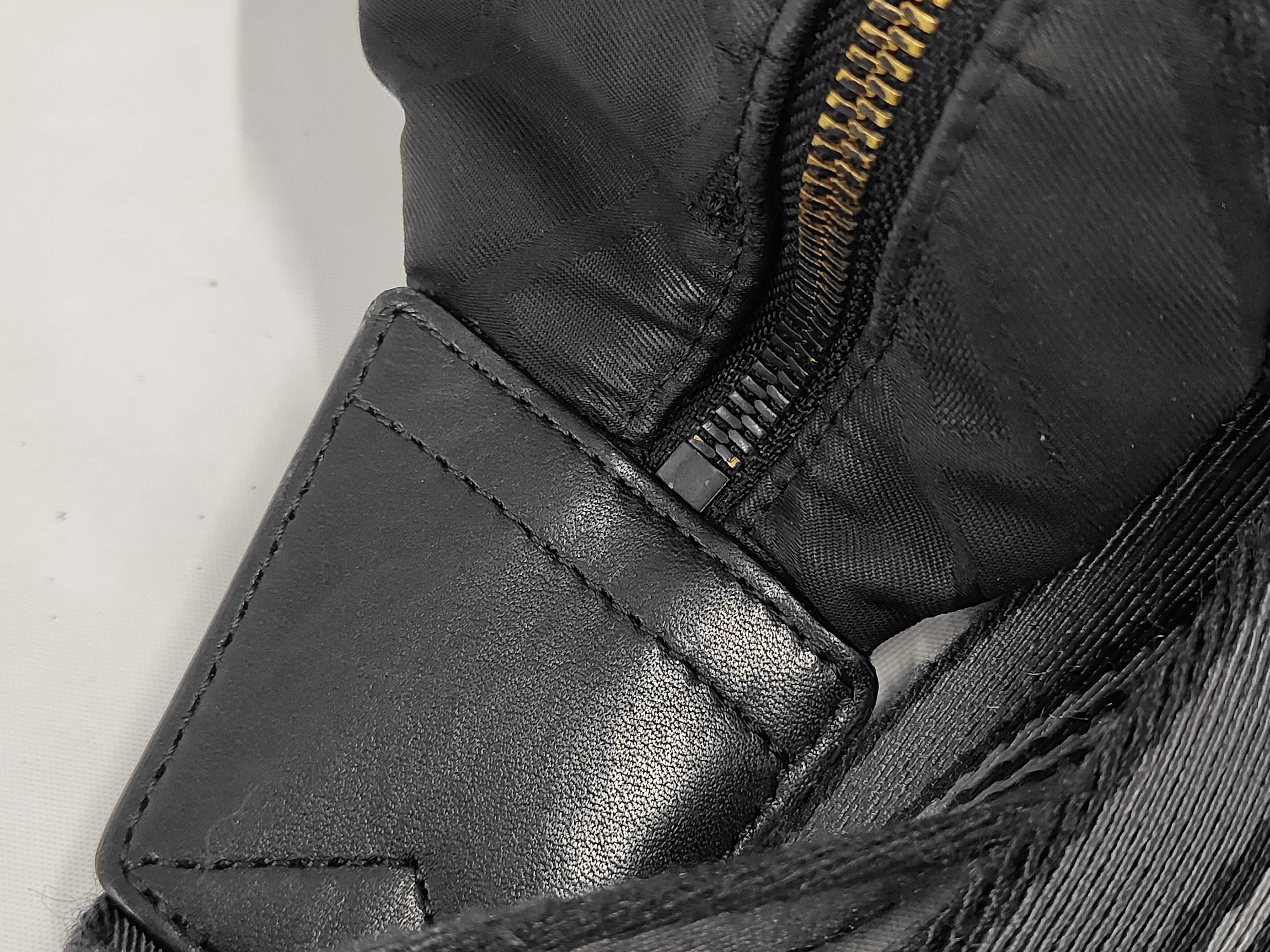 TB Monogram Body Bag, Canvas, Black, Waist Bag — view 6