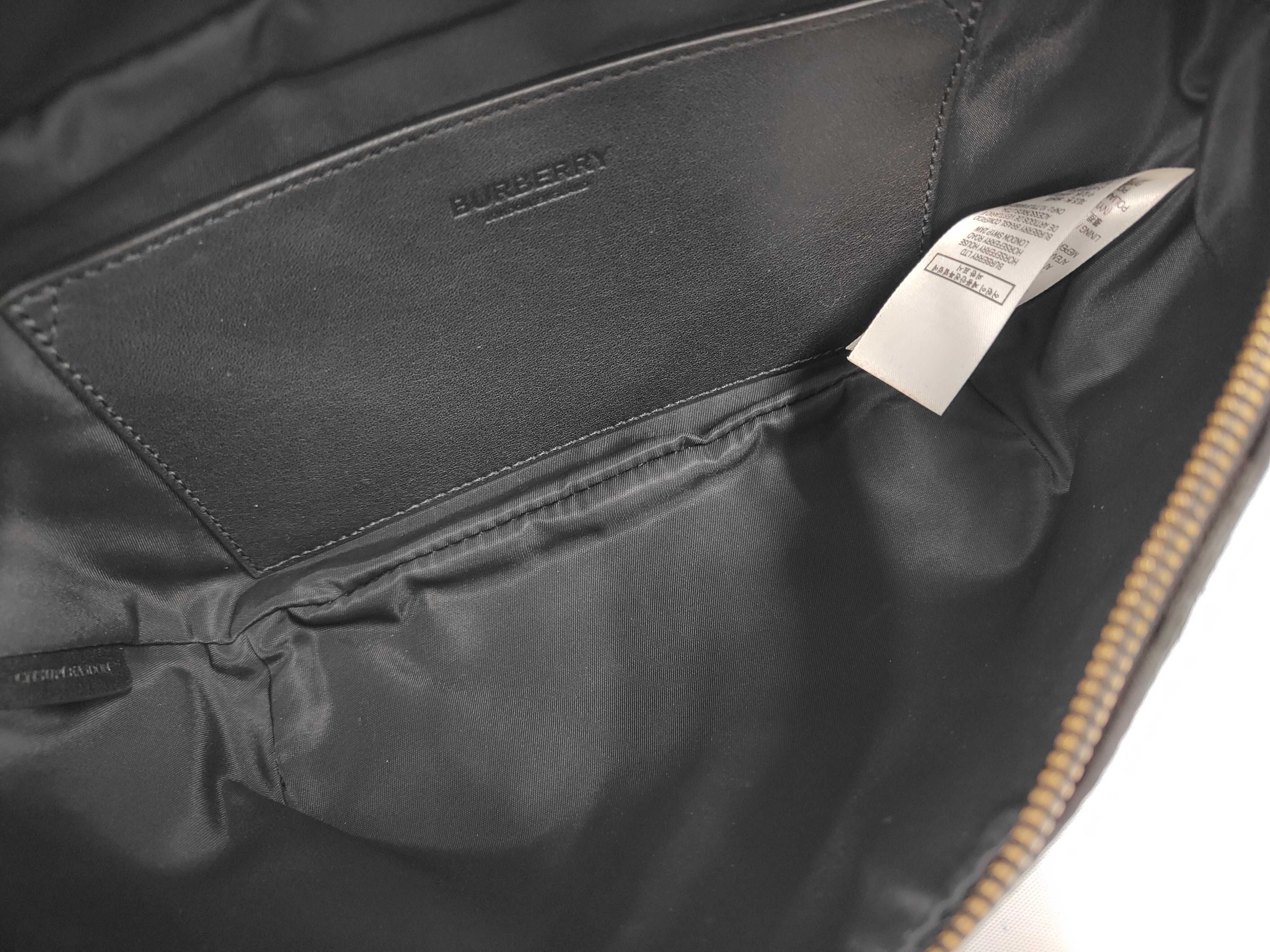 TB Monogram Body Bag, Canvas, Black, Waist Bag — view 7