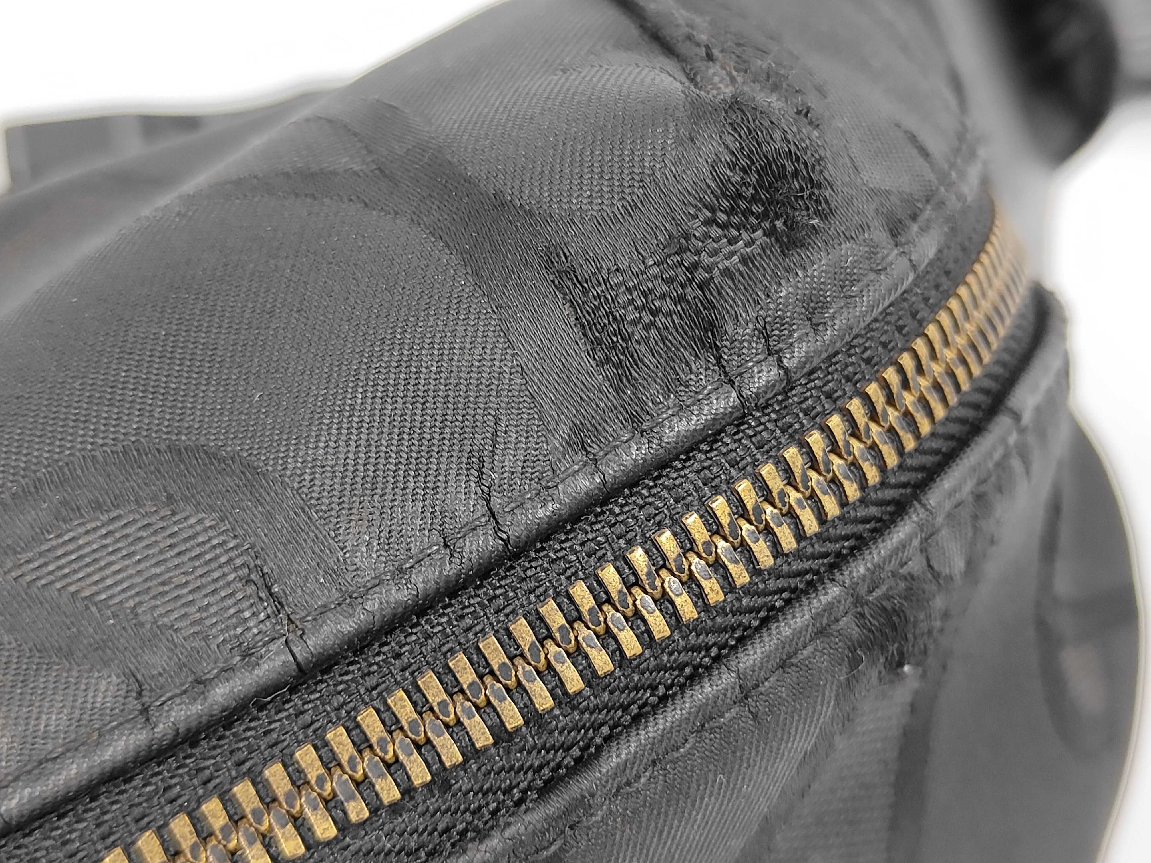 TB Monogram Body Bag, Canvas, Black, Waist Bag — view 9