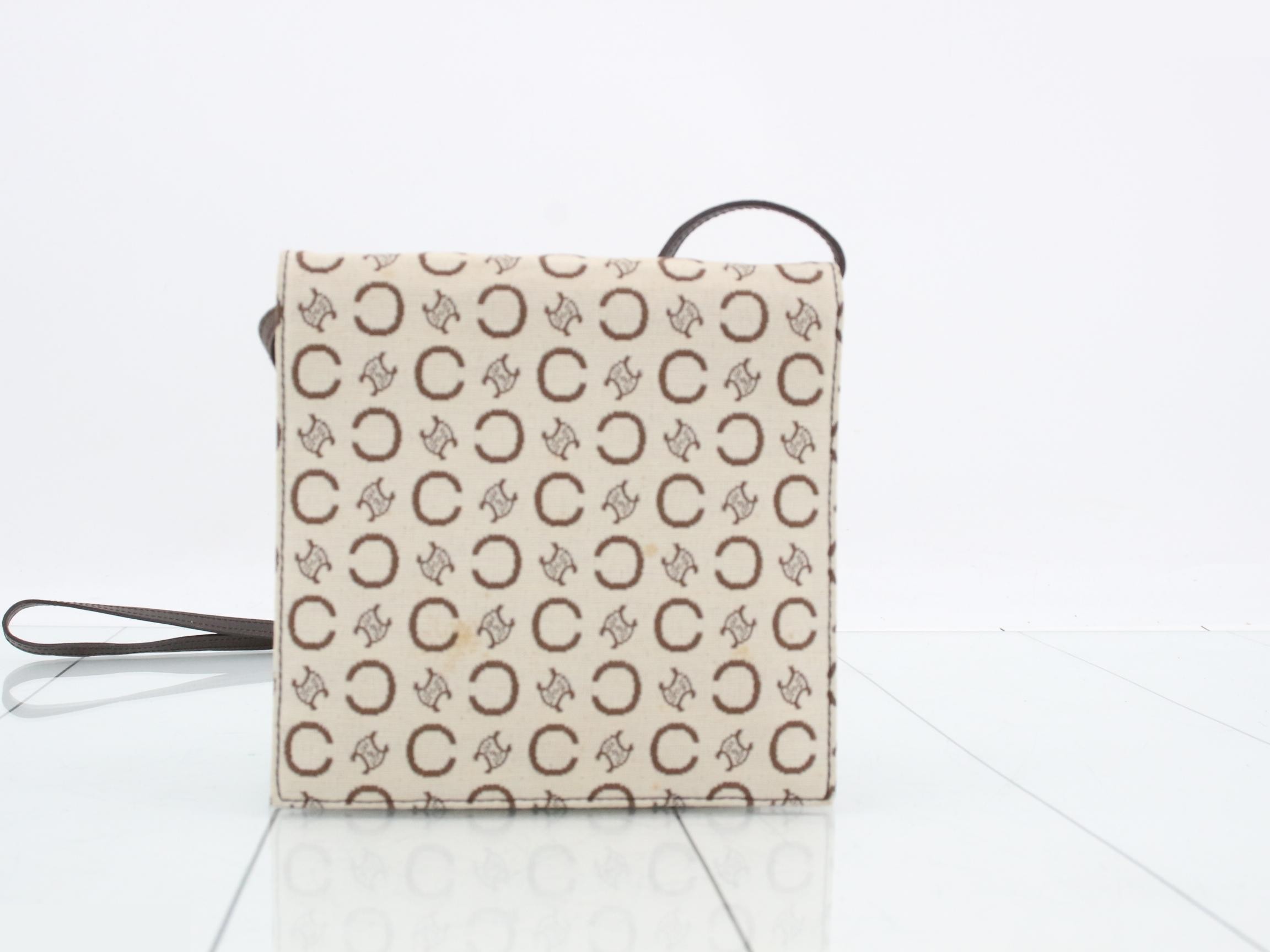Other lines: Bags/Shoulder bags, C Macadam pattern, White — view 2