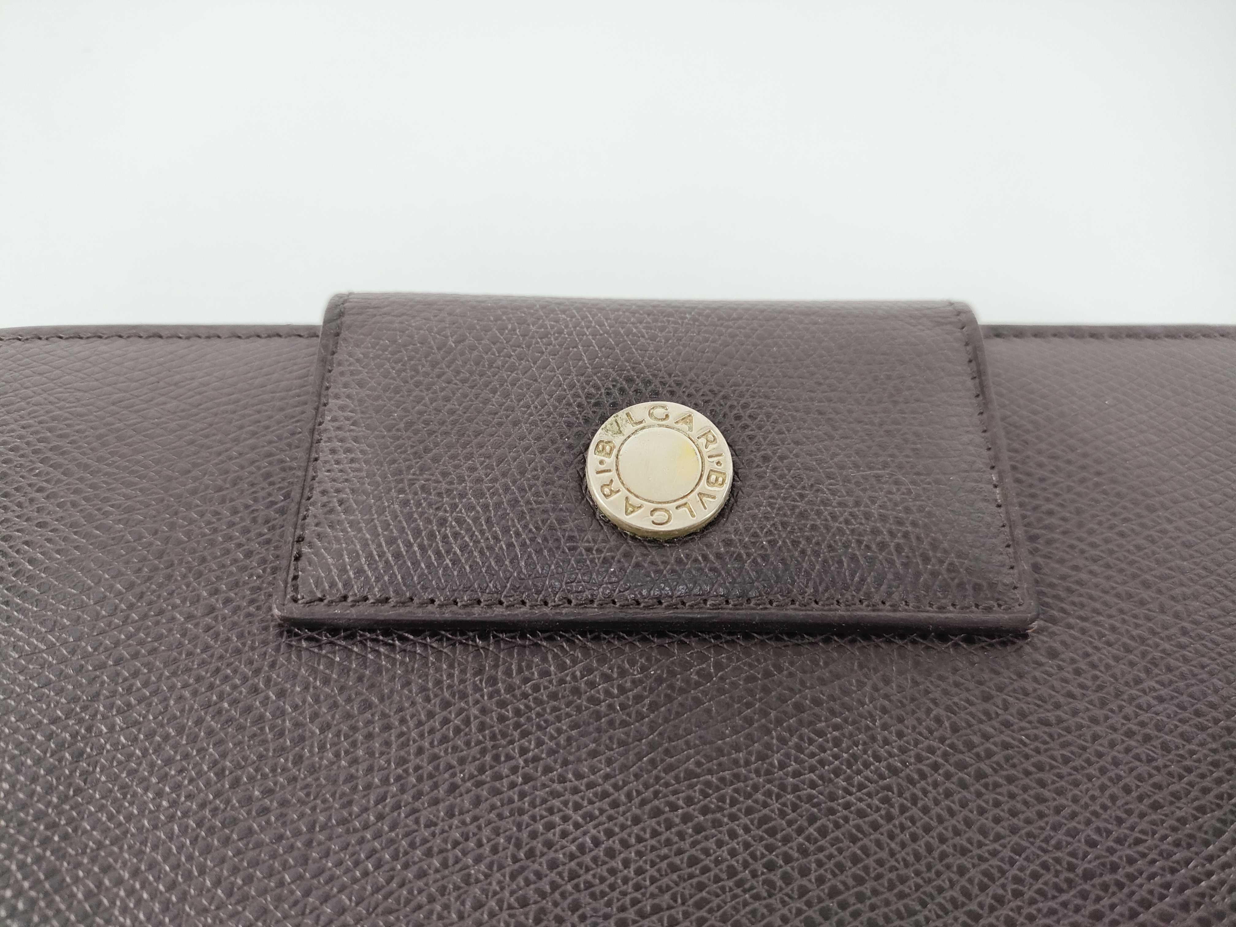 Bulgari Long Wallet Black Wallet — view 8