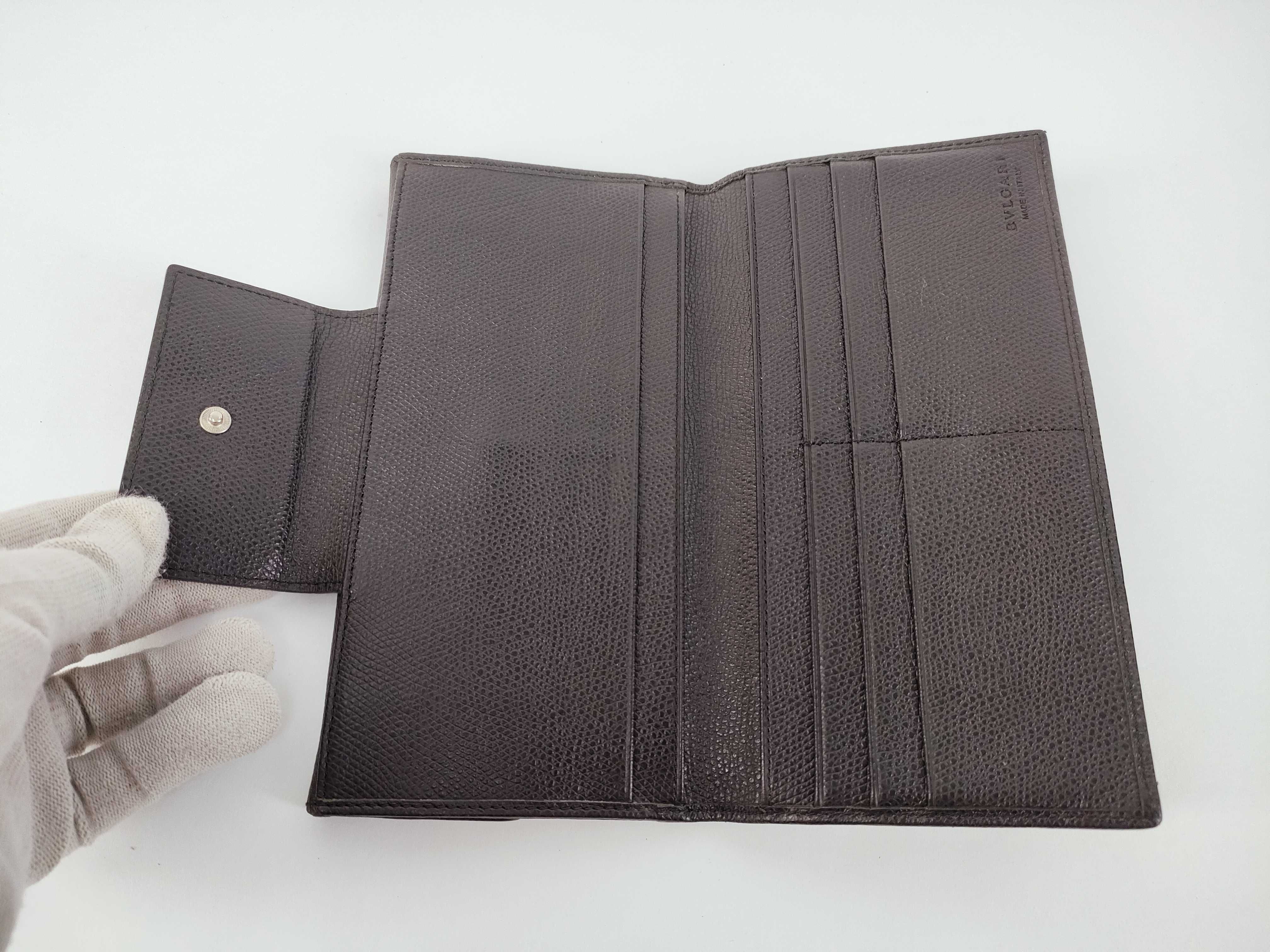 Bulgari Long Wallet Black Wallet — view 9