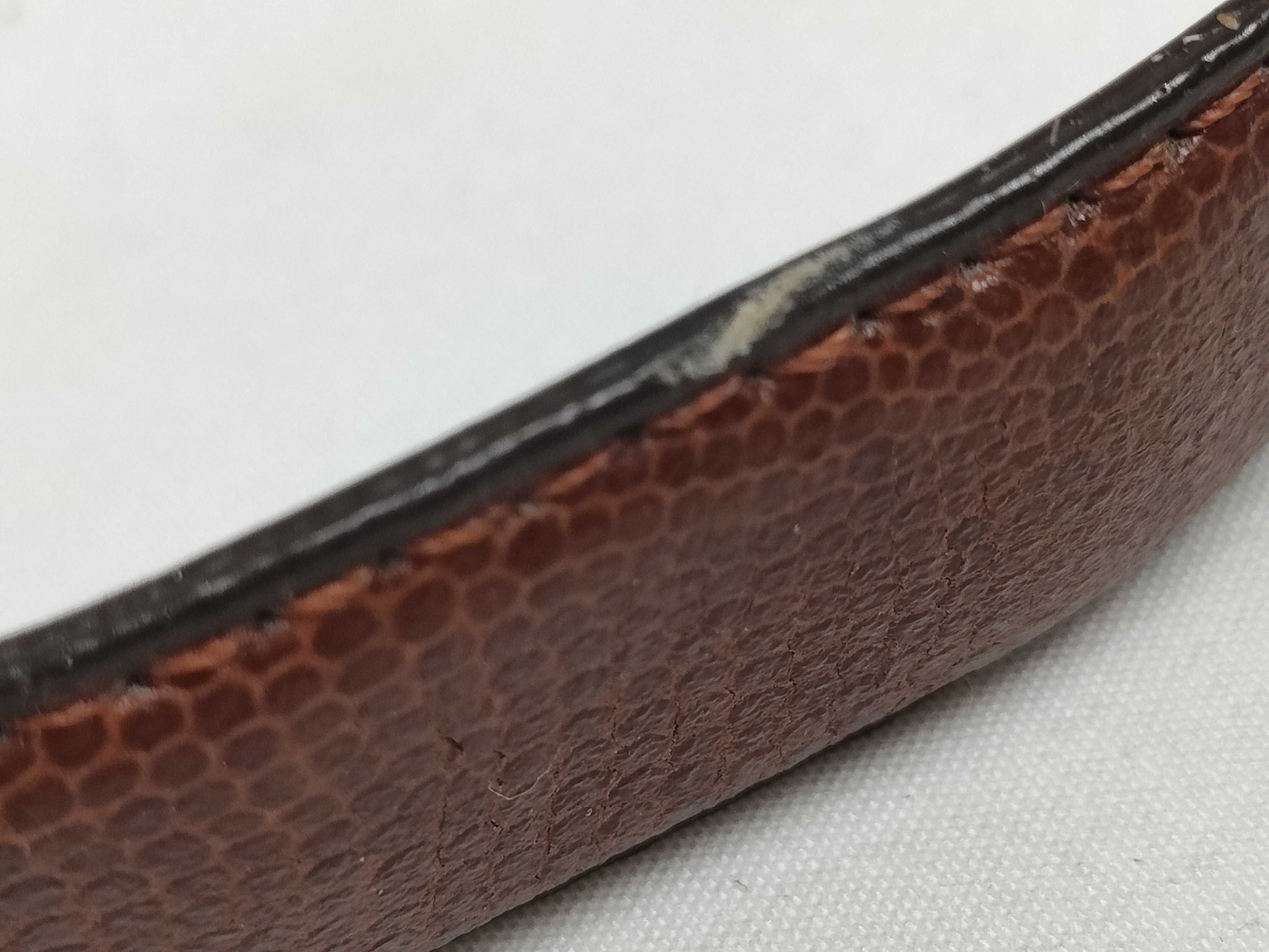 Belt, Circle Logo, Brown, Gold, Other Accessories — view 11