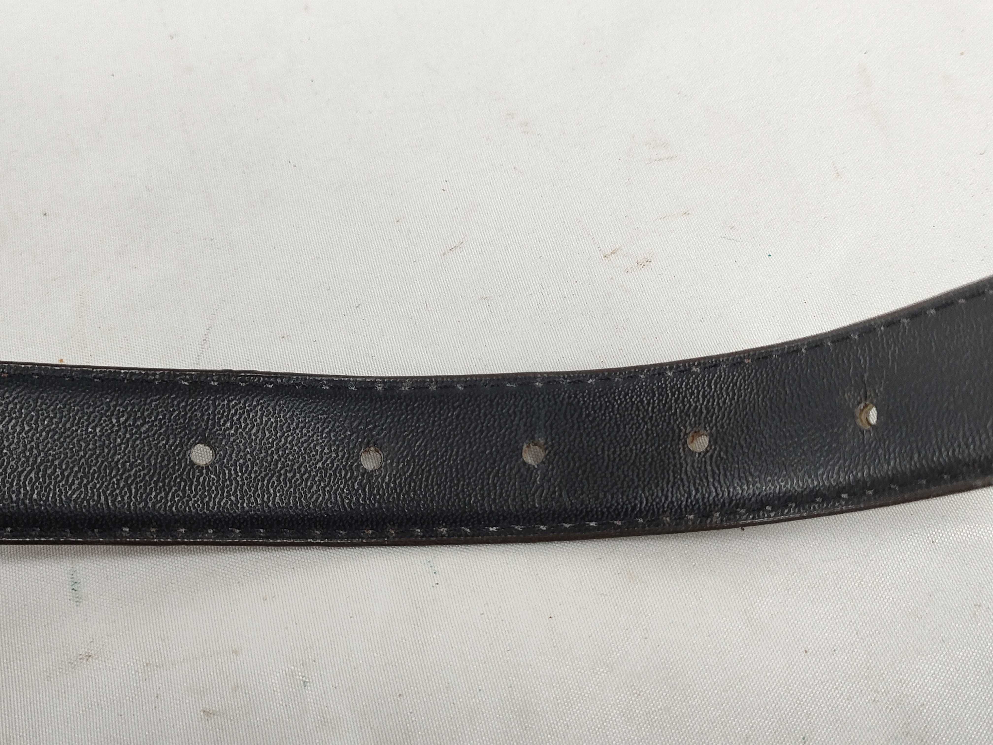 Belt, Circle Logo, Brown, Gold, Other Accessories — view 6