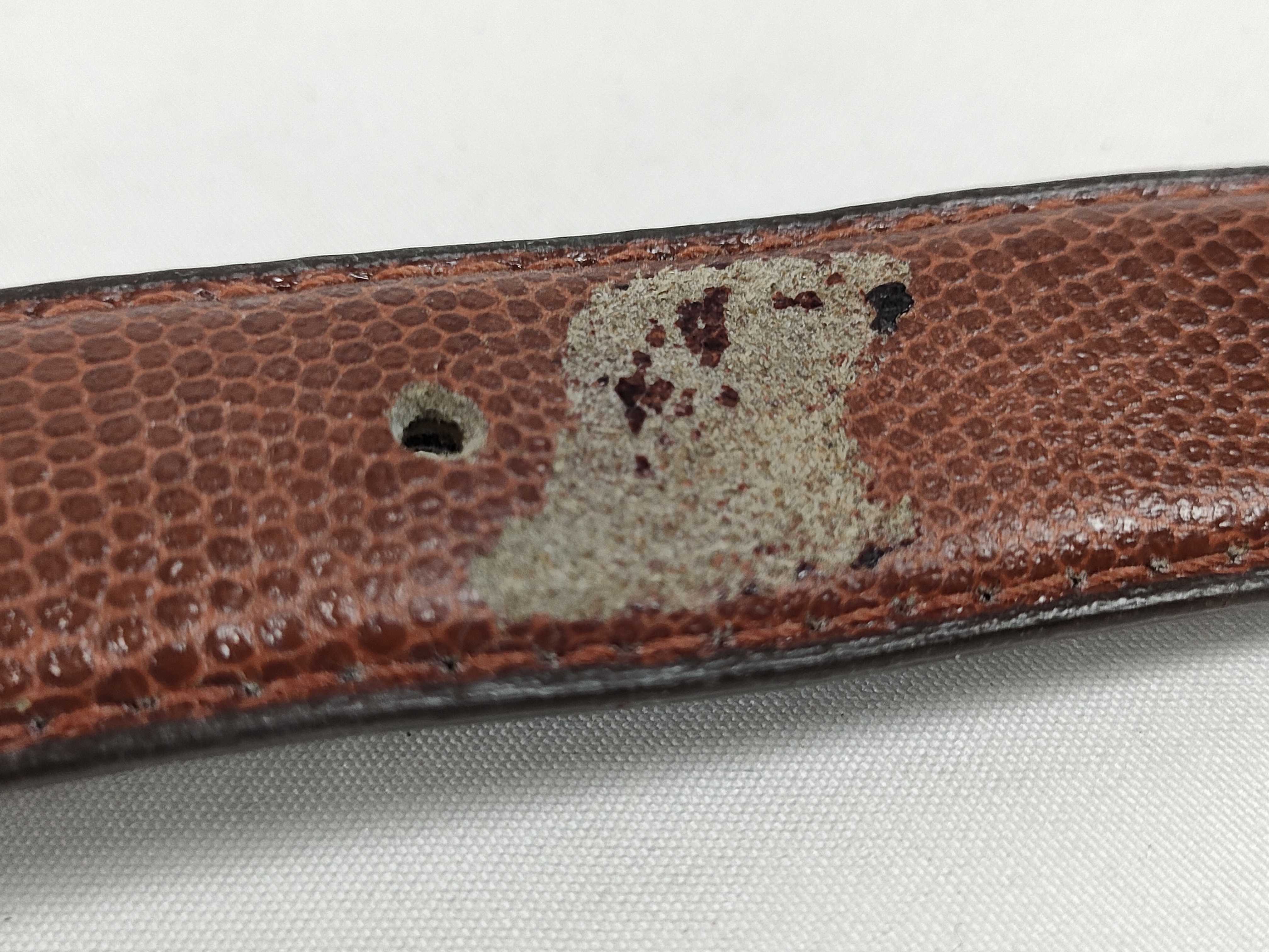 Belt, Circle Logo, Brown, Gold, Other Accessories — view 7