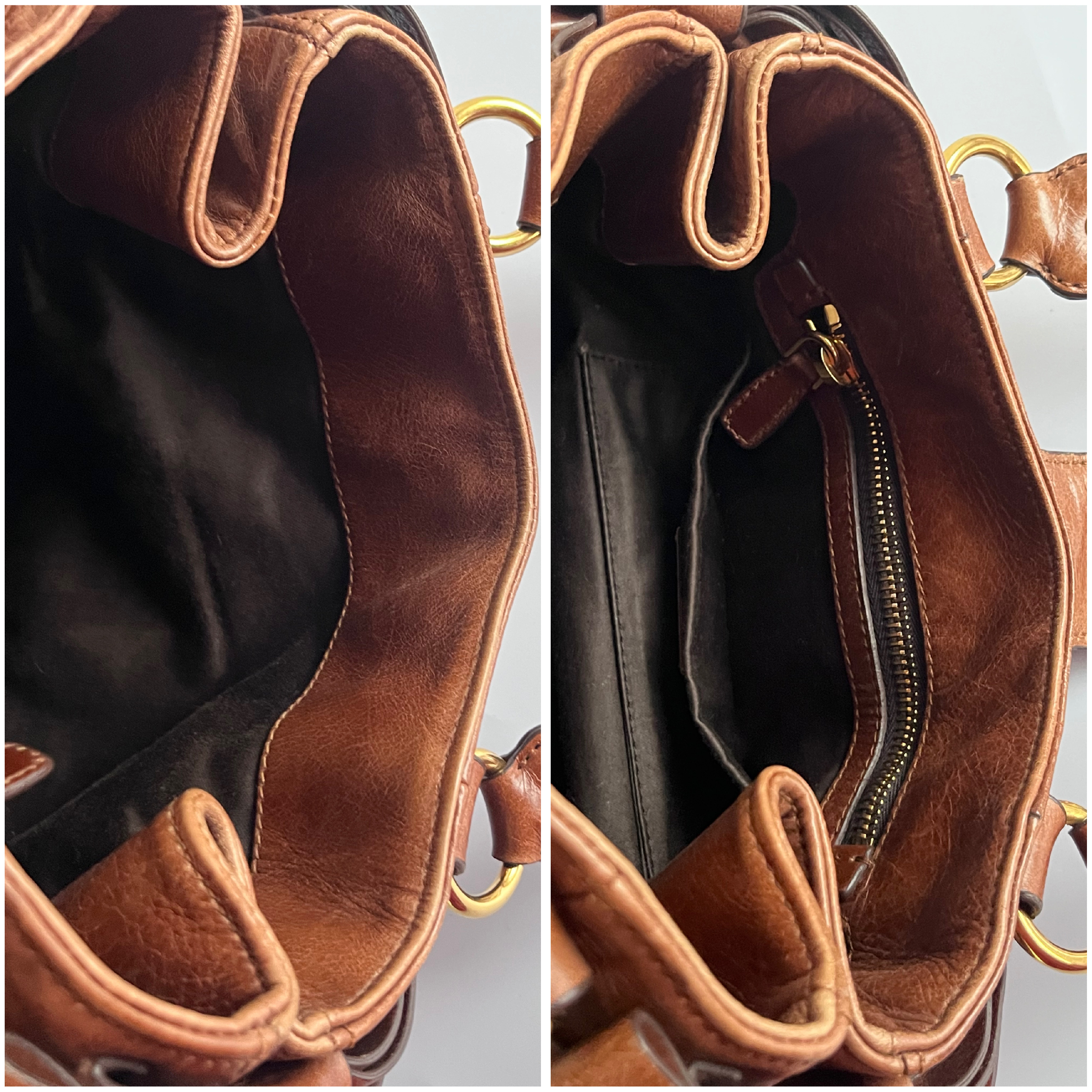Vitello Luxe 2-Way Handbag with Shoulder Strap — view 11
