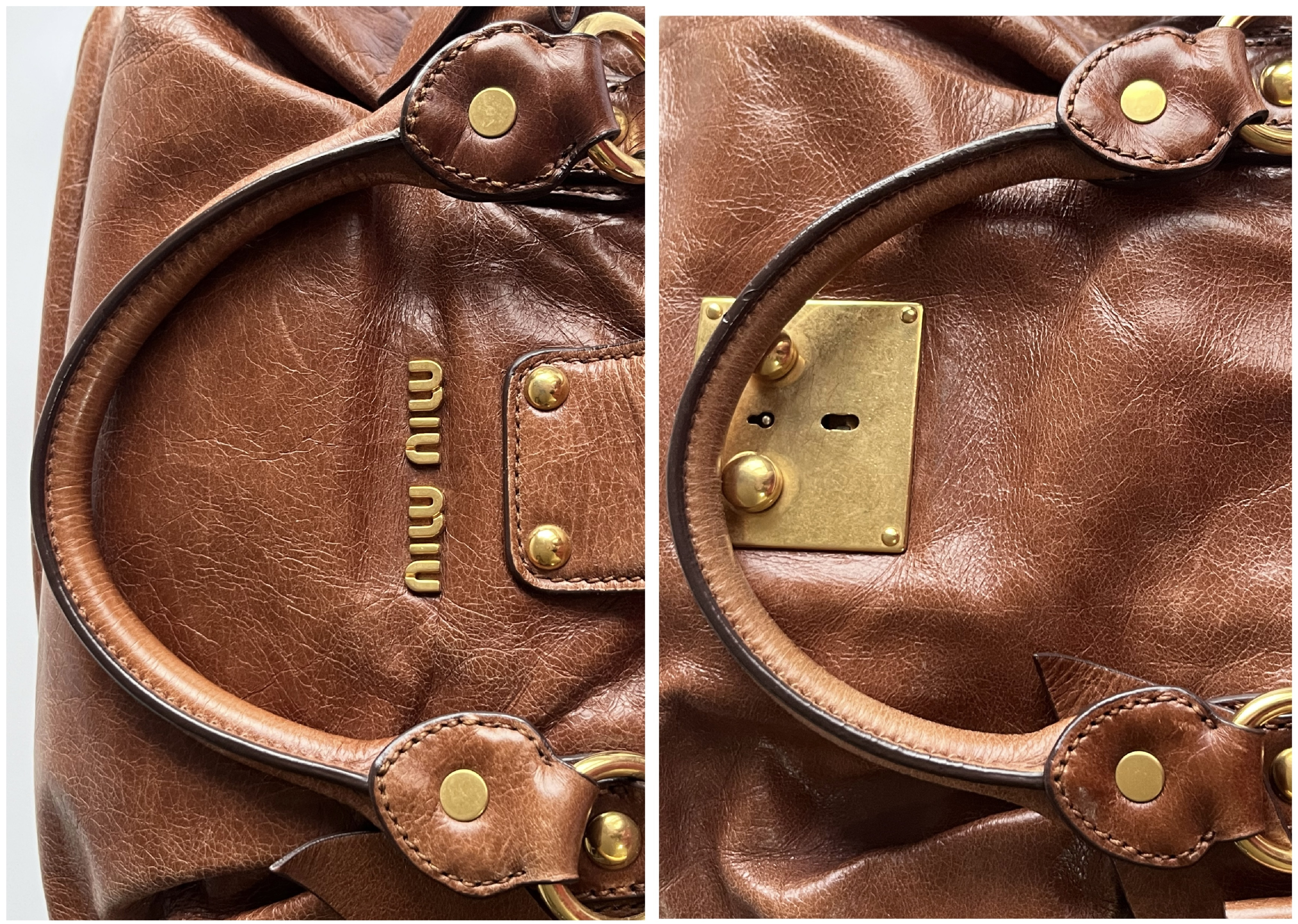 Vitello Luxe 2-Way Handbag with Shoulder Strap — view 7
