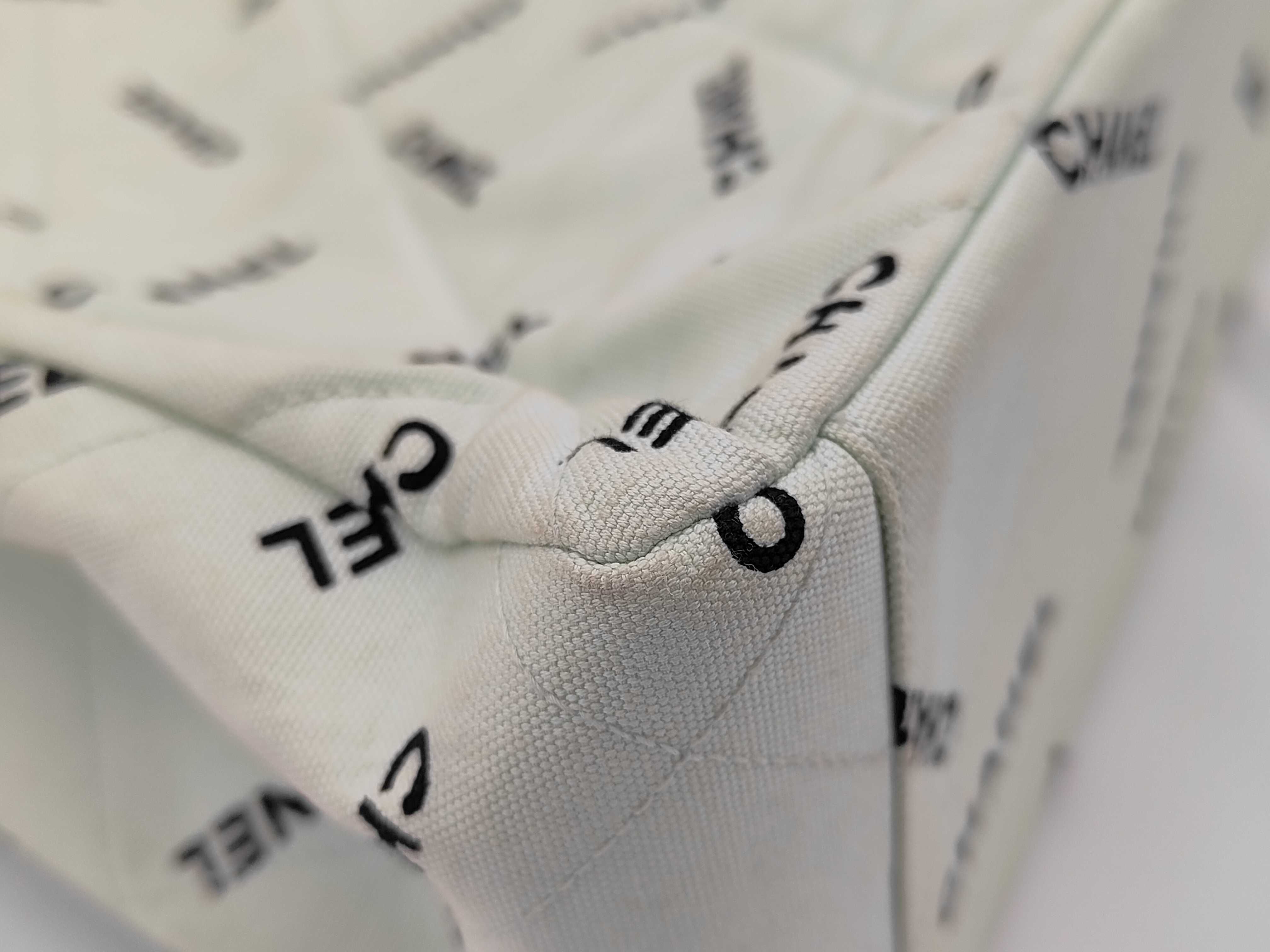 all-over logo canvas tote bag — view 6