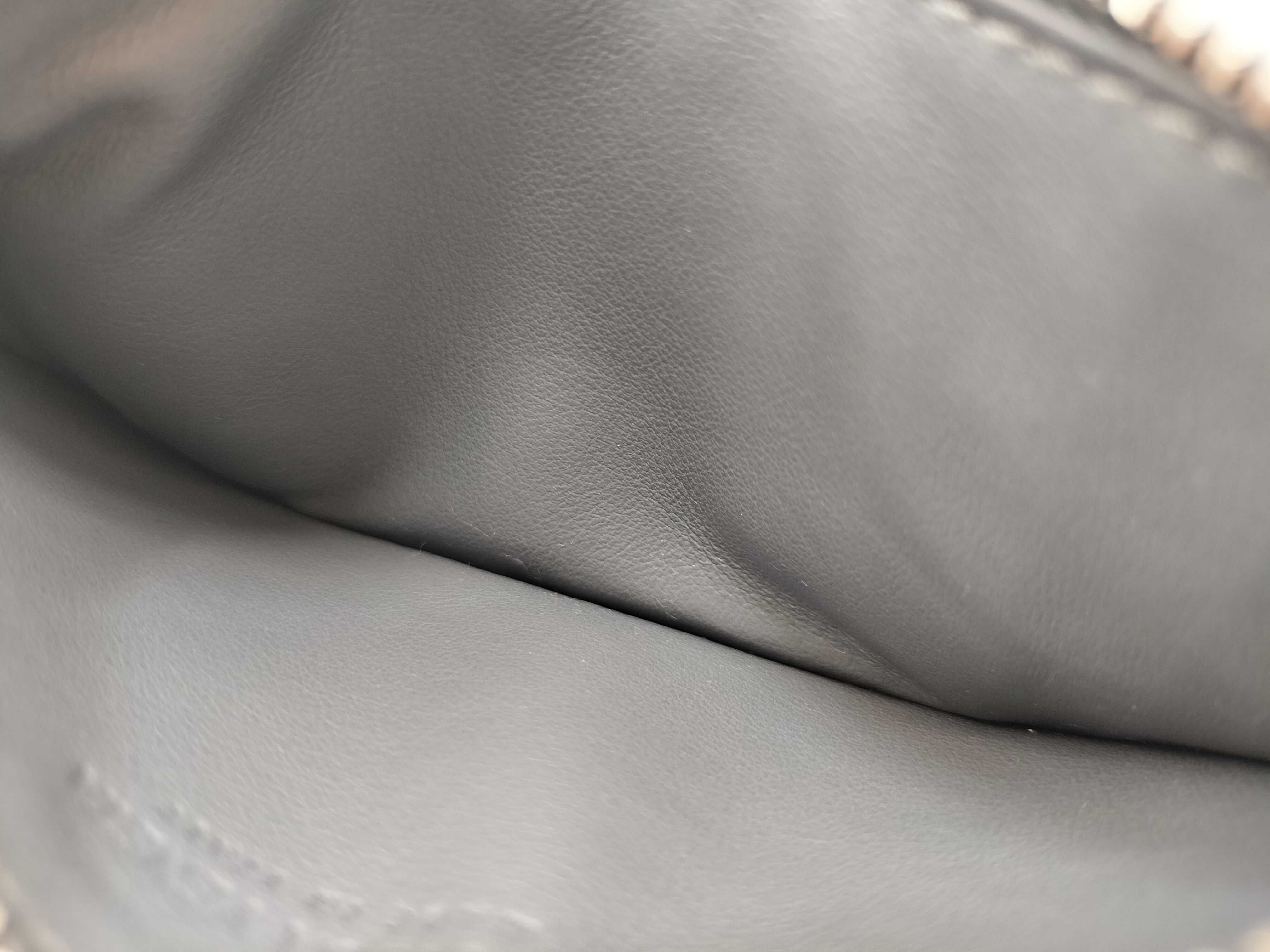 Debossed Intrecciato Fragment Case, Leather, Gray, Size 29, Card Case — view 10