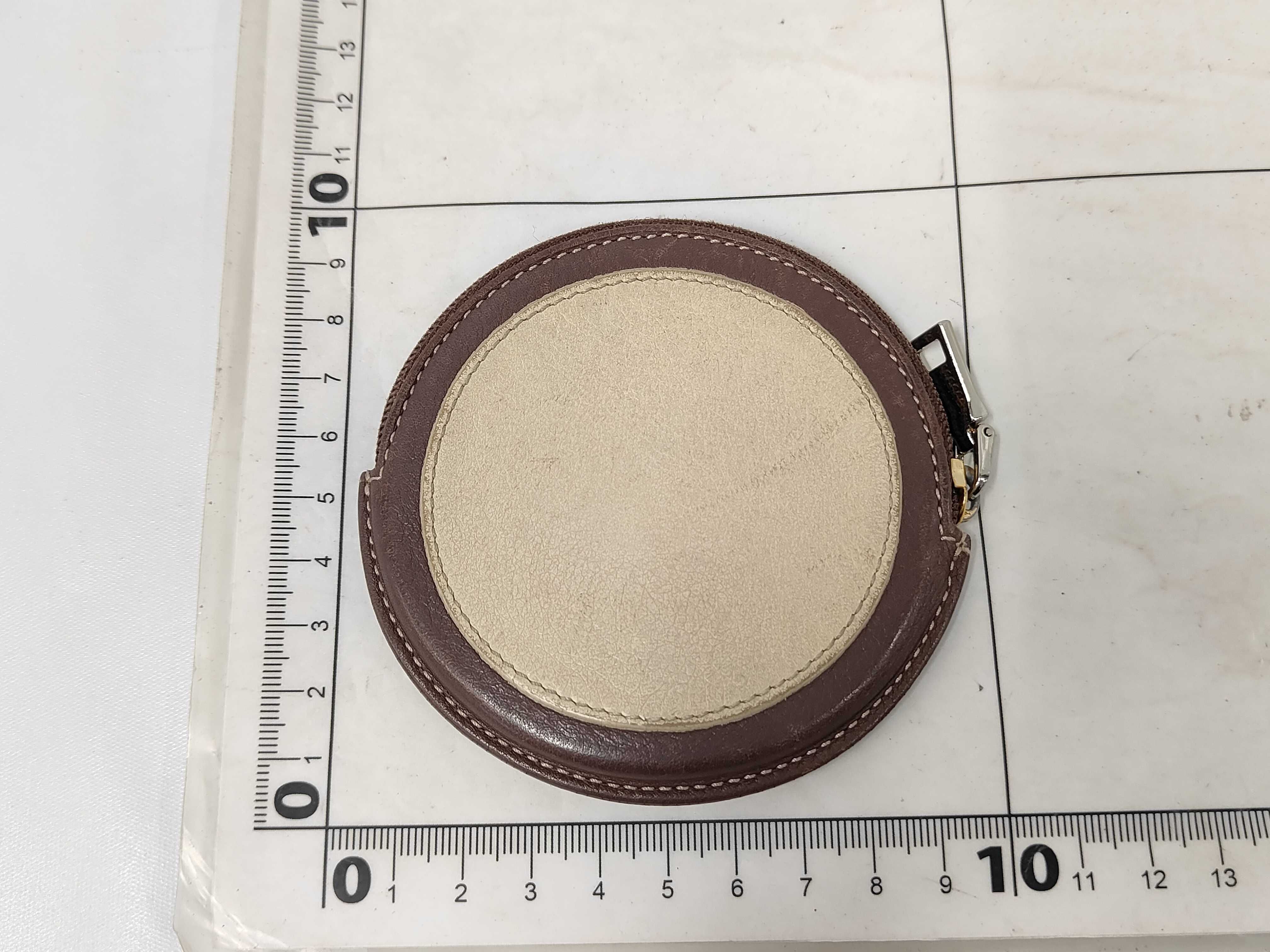 Anagram Leather Coin Case — view 2