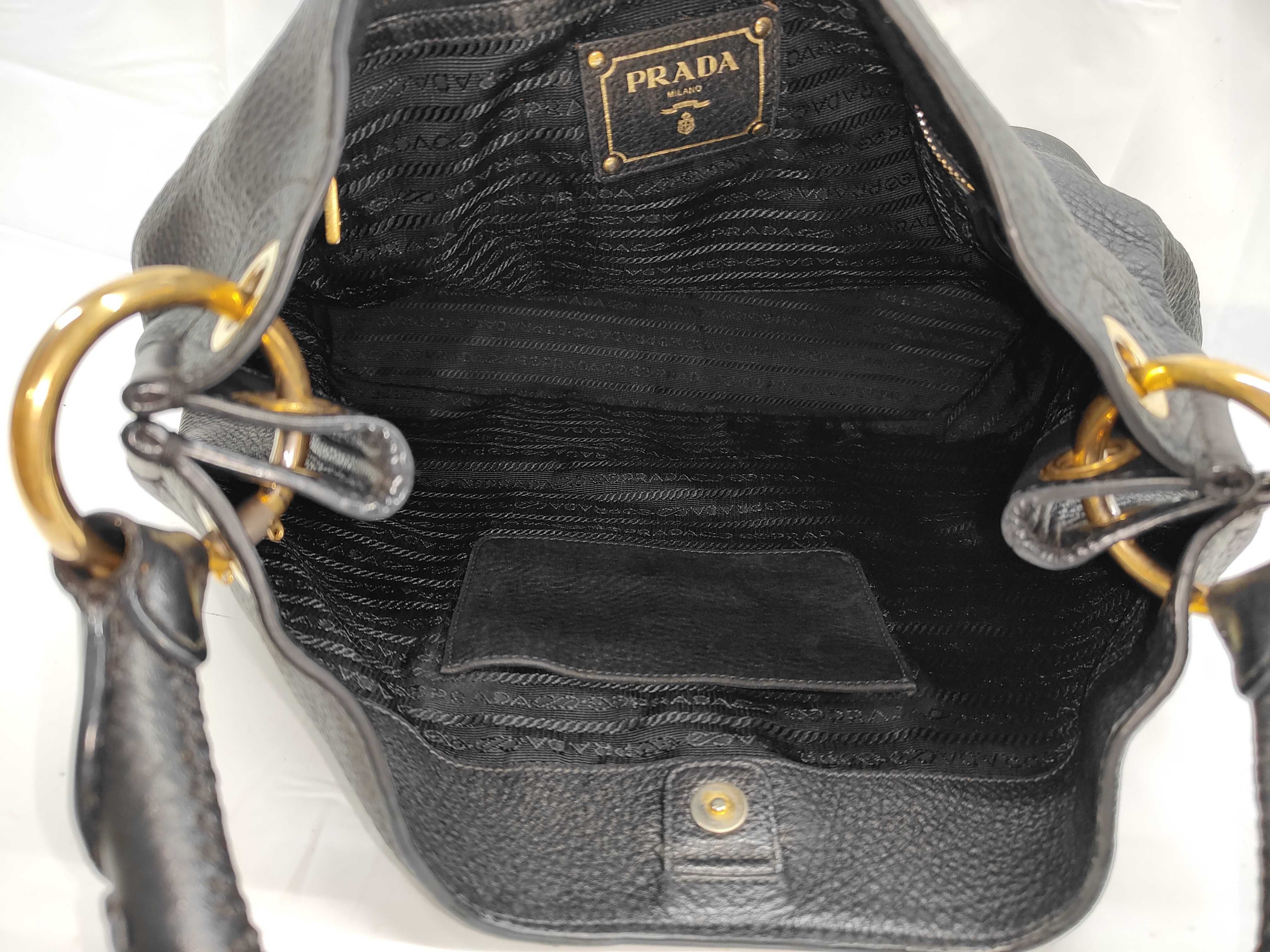 Vitello Daino One-Handle Hobo Shoulder Bag (Handbag) — view 6