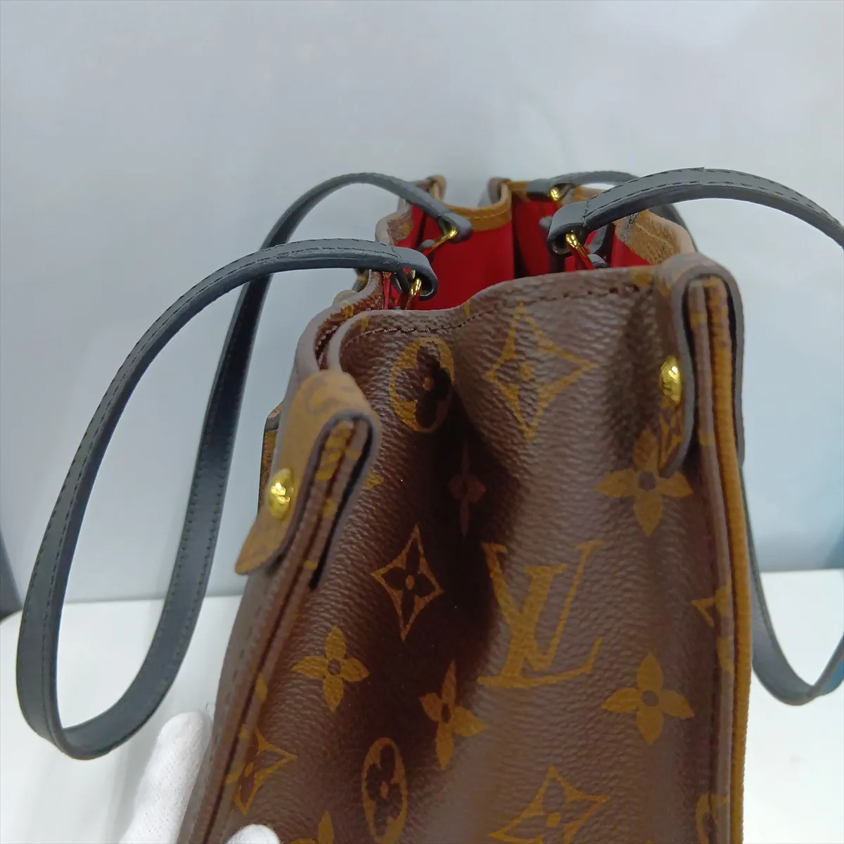 Giant Monogram Reverse OnTheGo MM M45321 Brown (RFID detected) — view 15