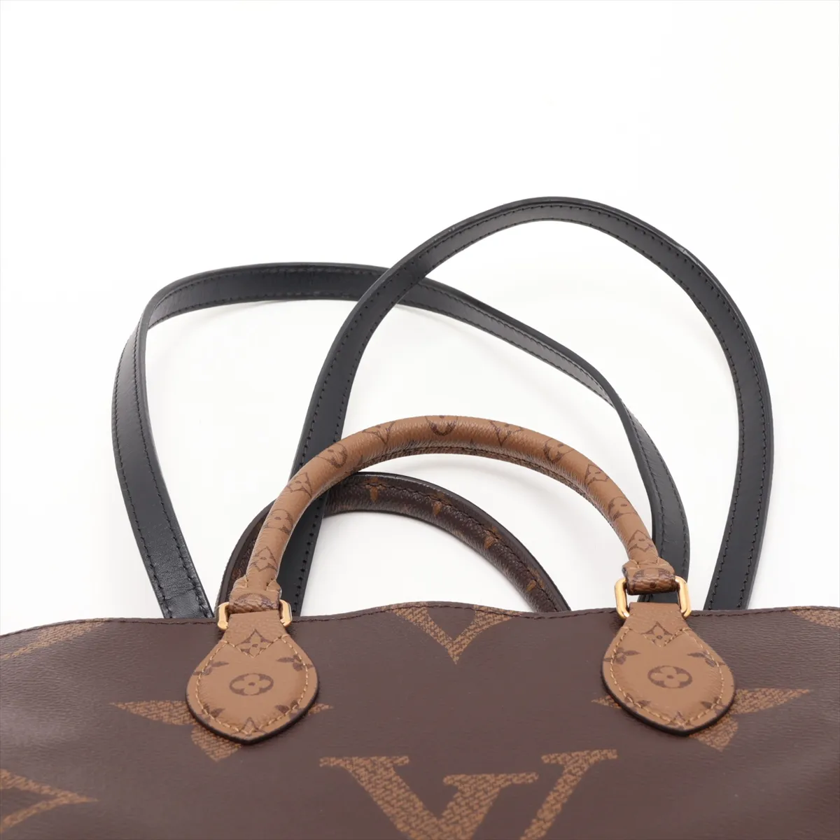 Giant Monogram Reverse OnTheGo MM M45321 Brown (RFID detected) — view 6