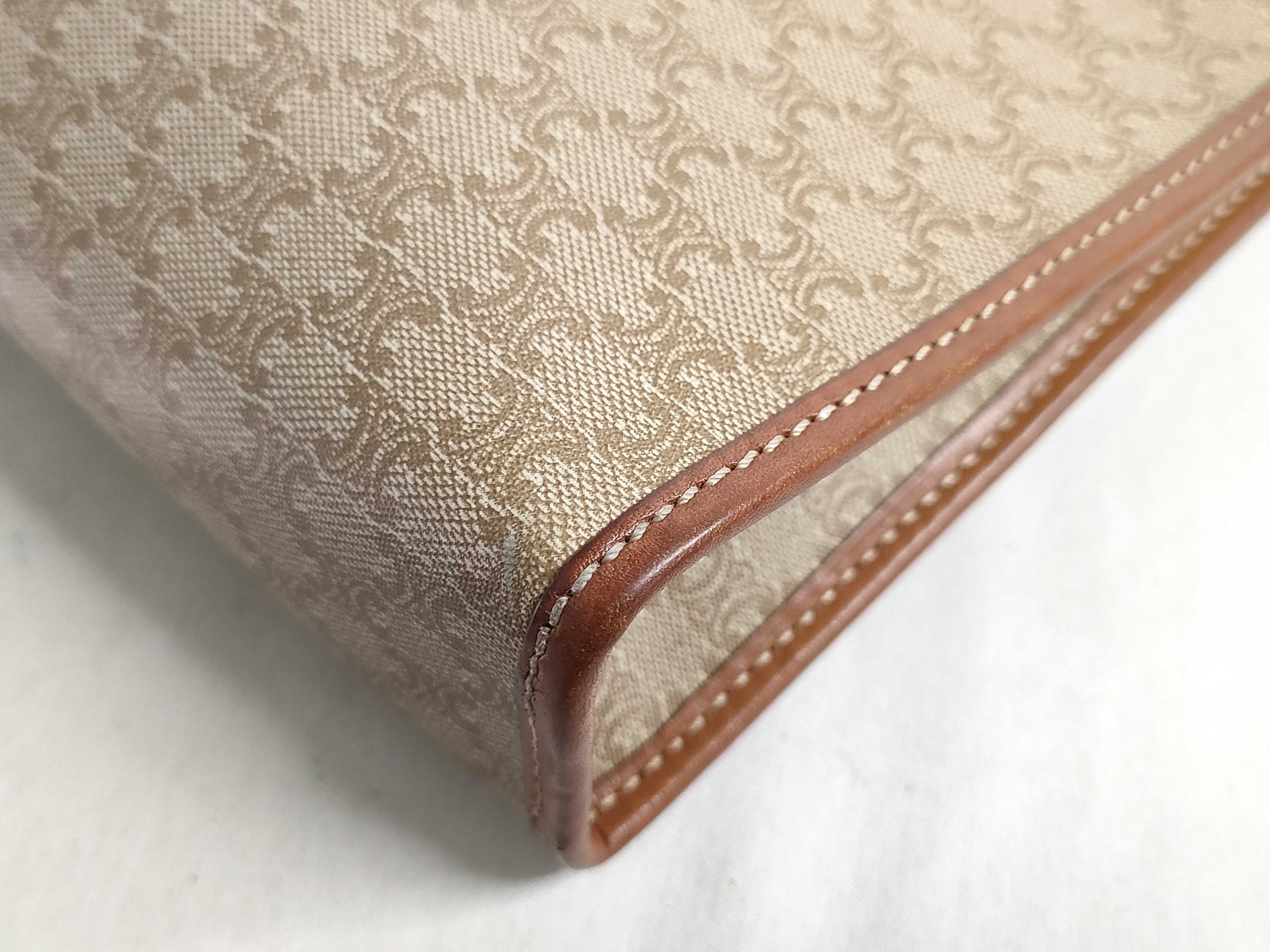 Macadam Clutch Bag, PVC Leather, Brown Clutch Bag — view 3