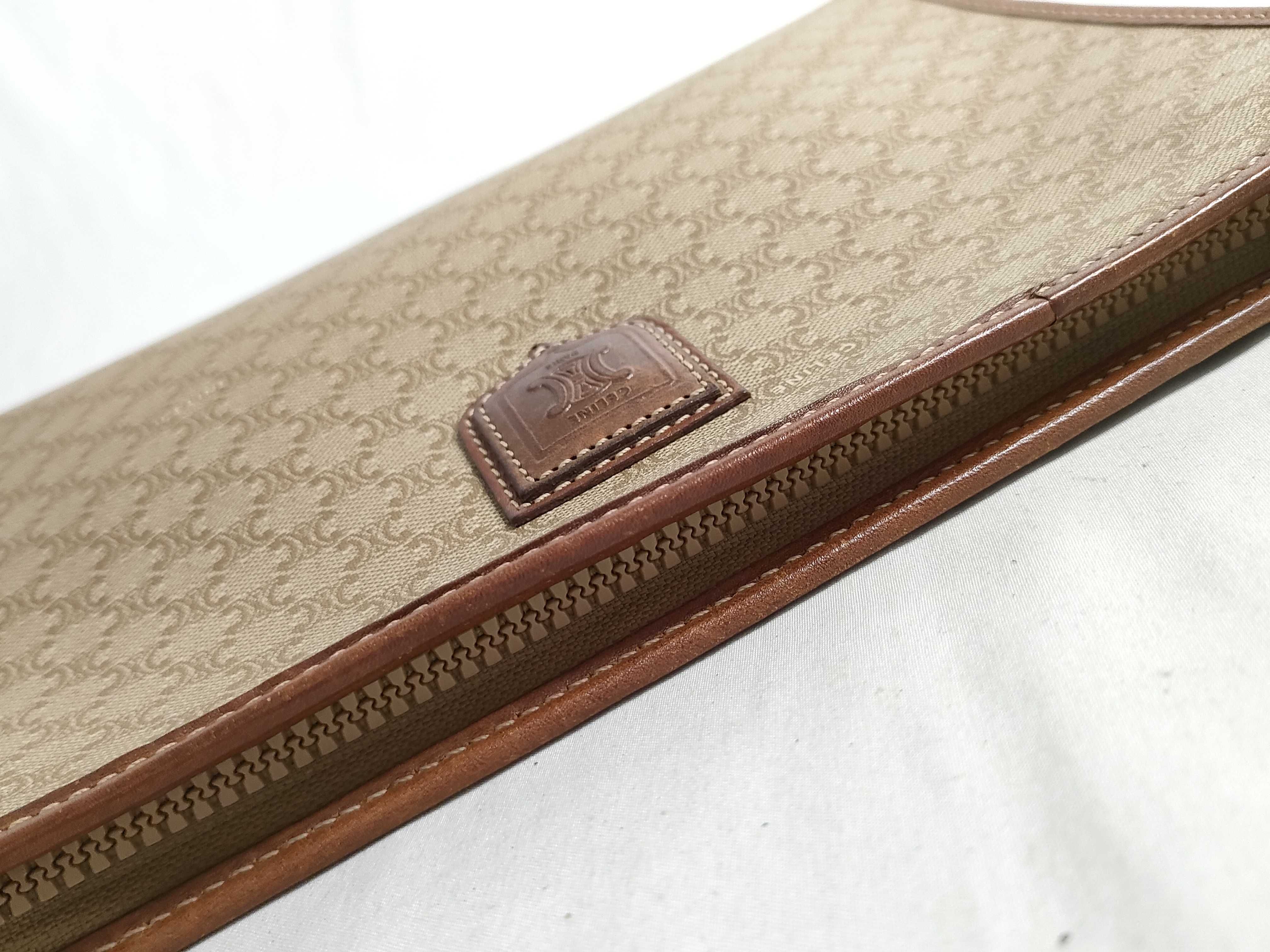 Macadam Clutch Bag, PVC Leather, Brown Clutch Bag — view 5