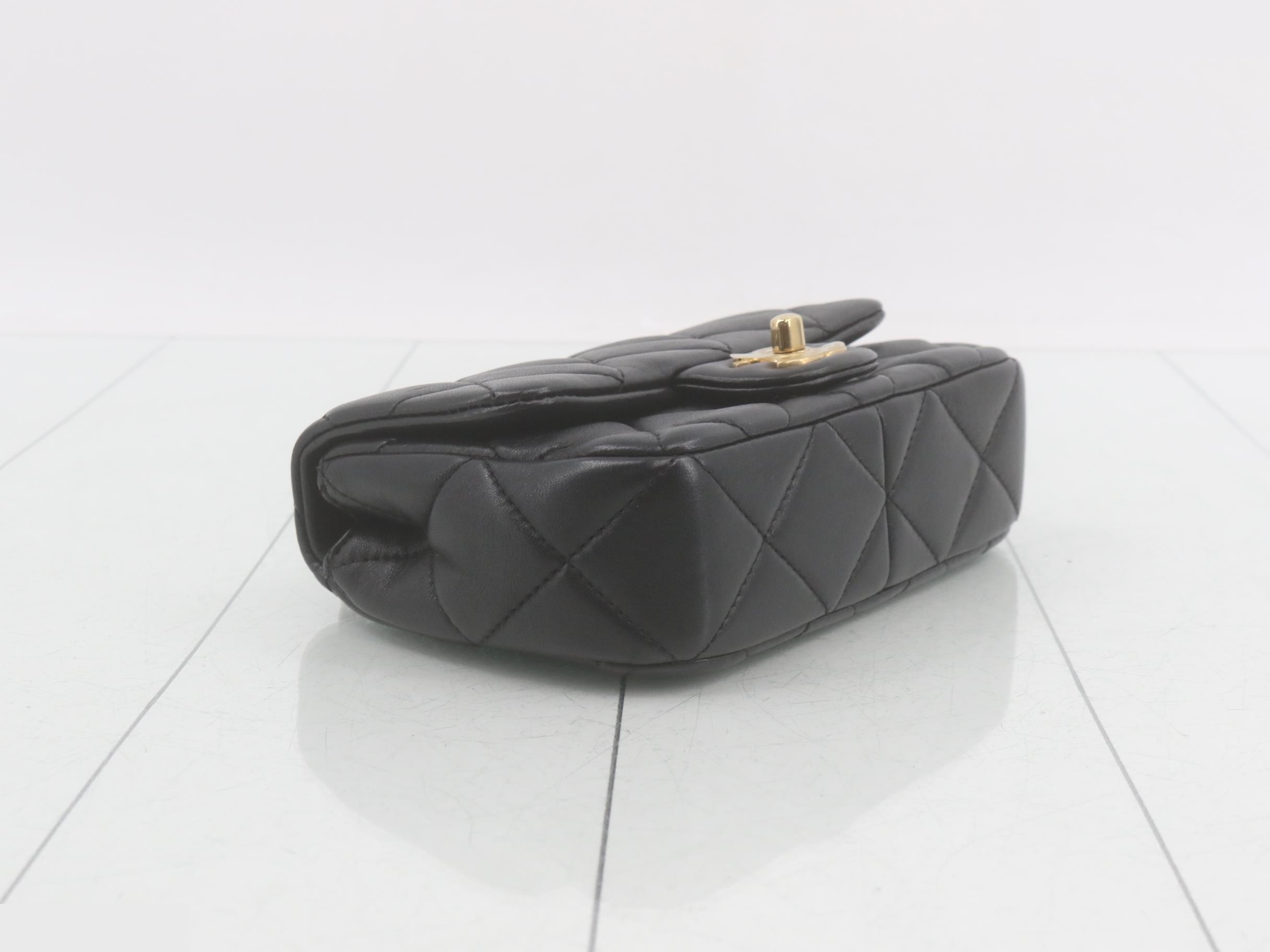 Pearl Mini Matelassé 17 Lambskin Shoulder Bag — view 5
