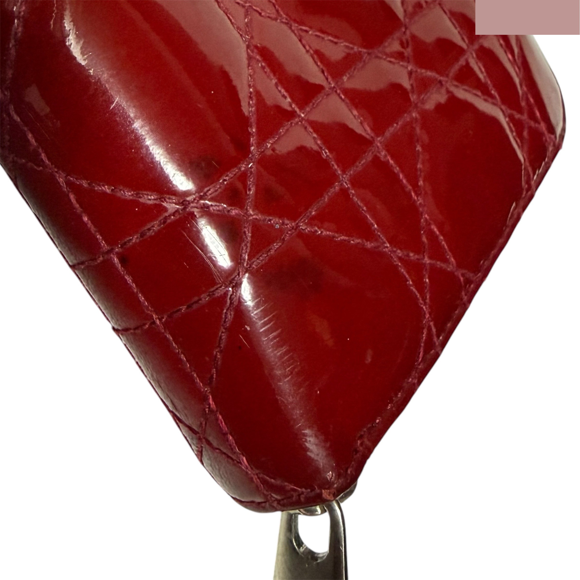 Lady Dior Cannage Long Wallet, Patent Leather — view 6