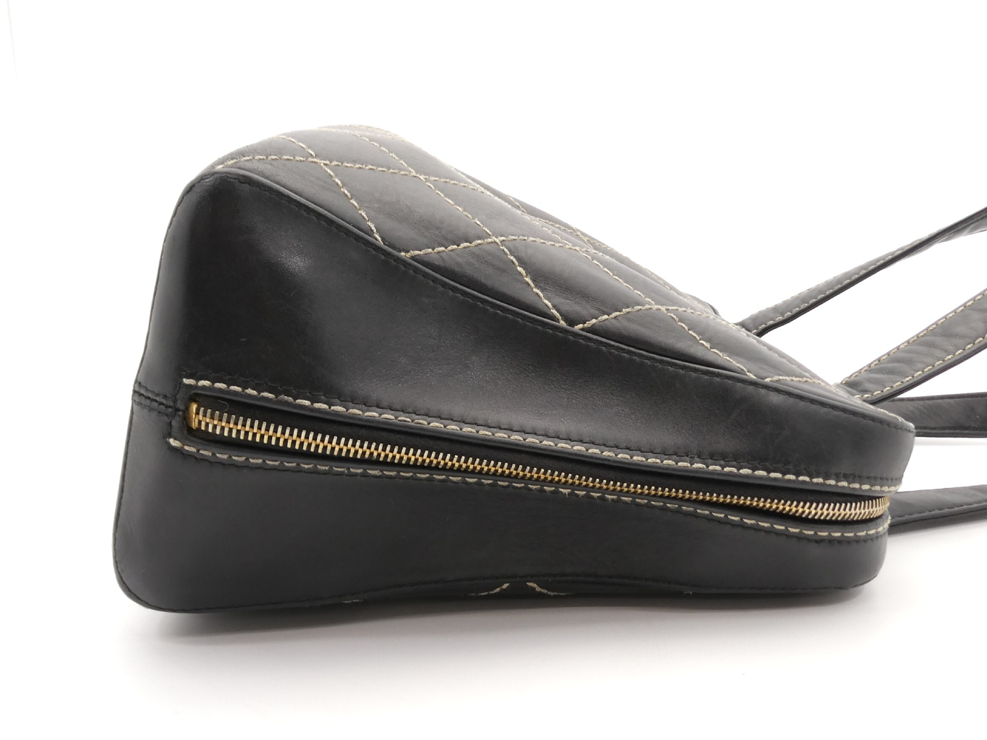 Wild Stitch Matelassé Coco Mark Shoulder Bag — view 4