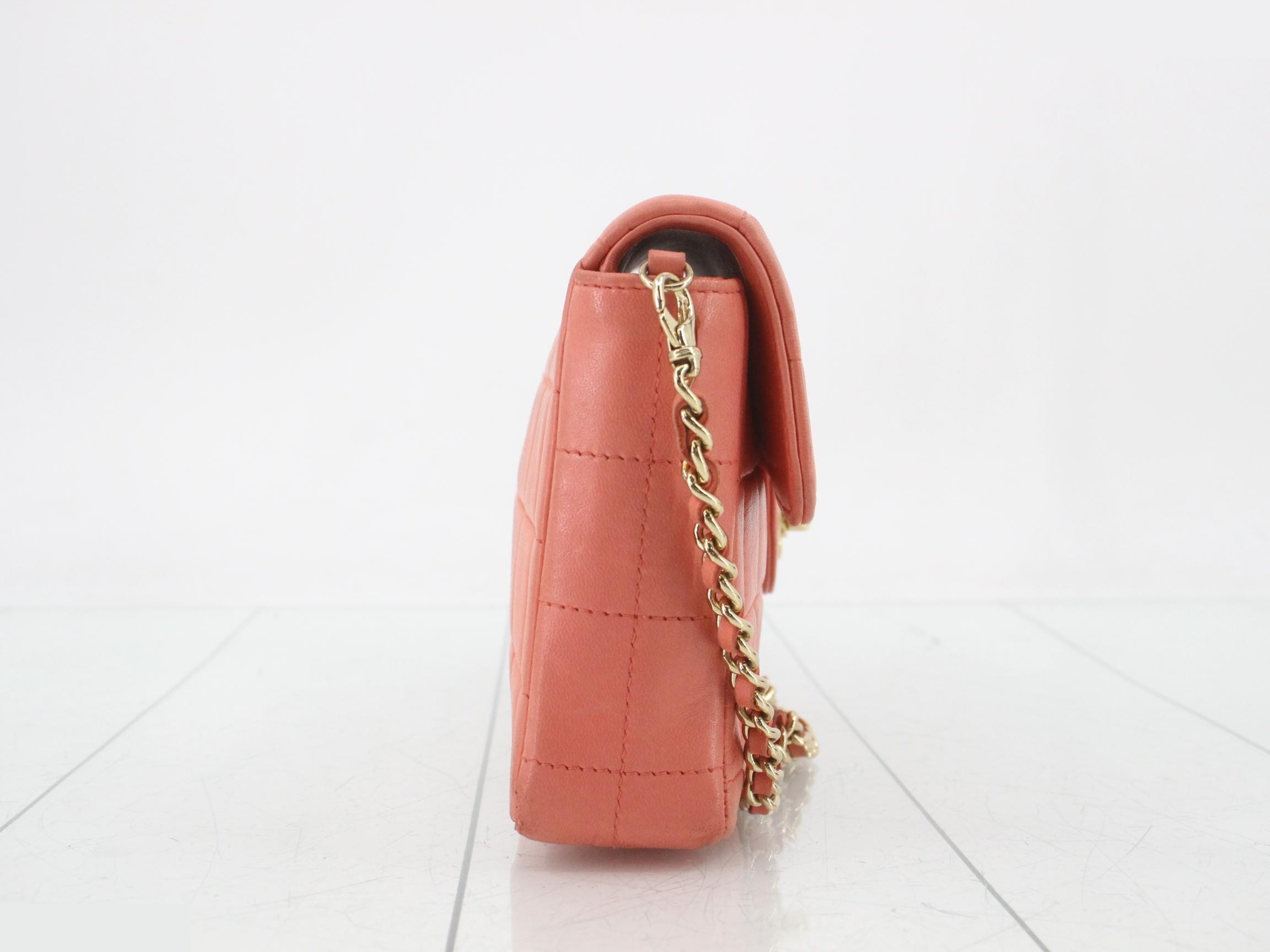 Chocolate Bar Shoulder Bag, Pink — view 4