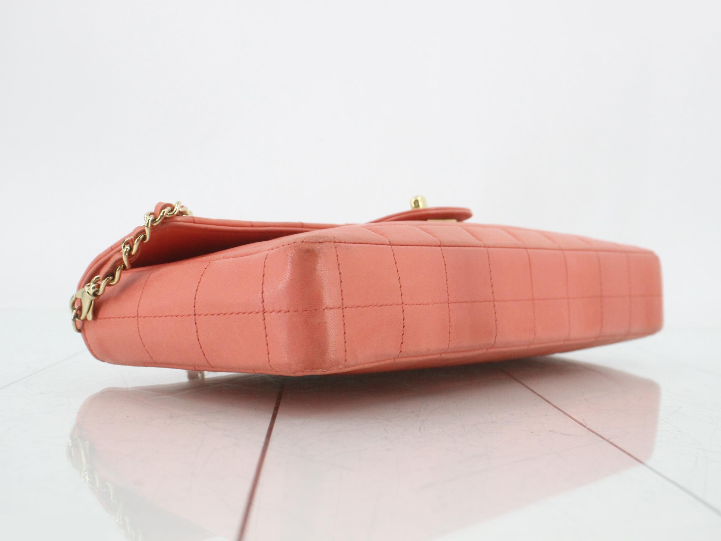 Chocolate Bar Shoulder Bag, Pink — view 5