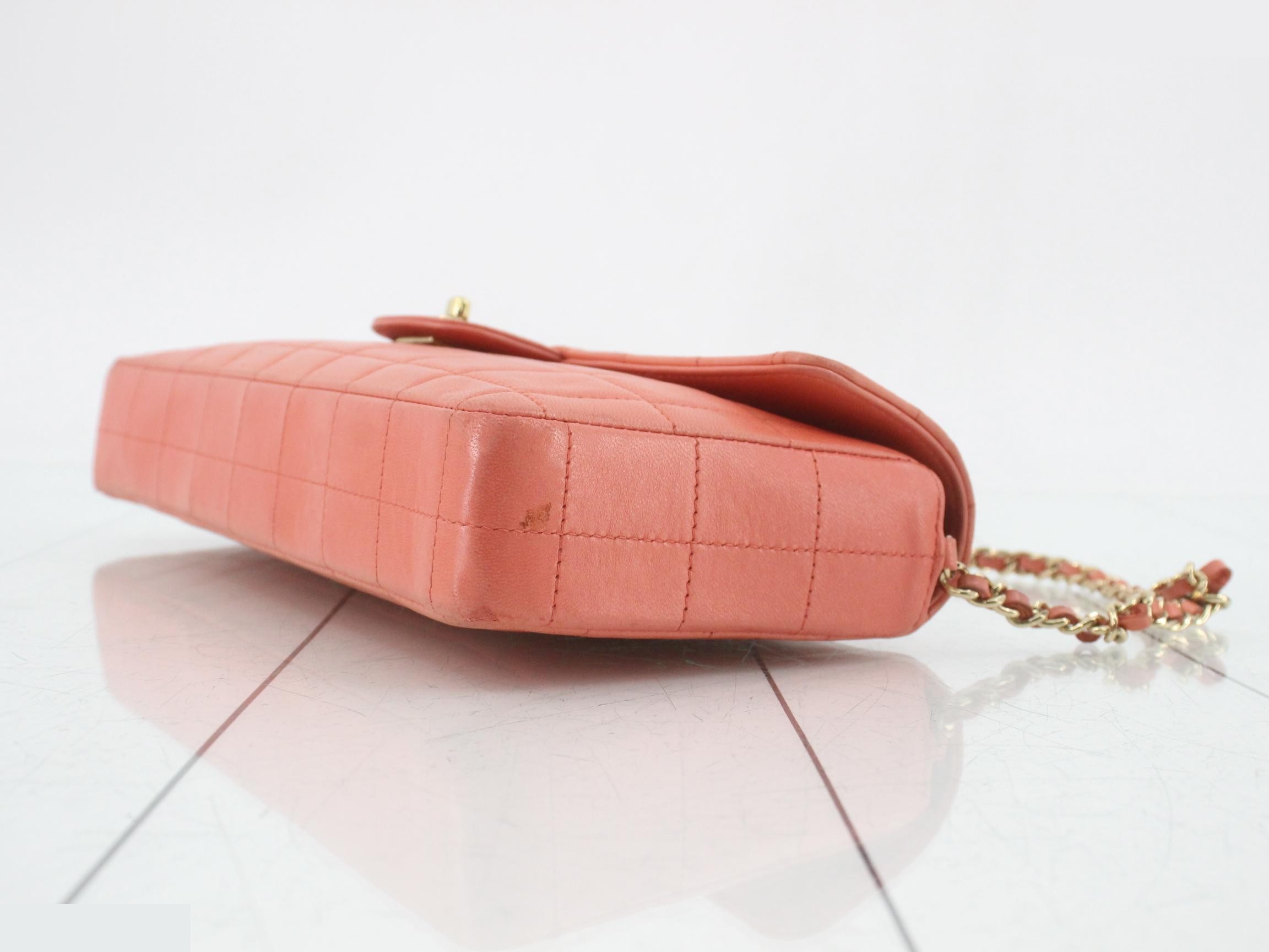 Chocolate Bar Shoulder Bag, Pink — view 6