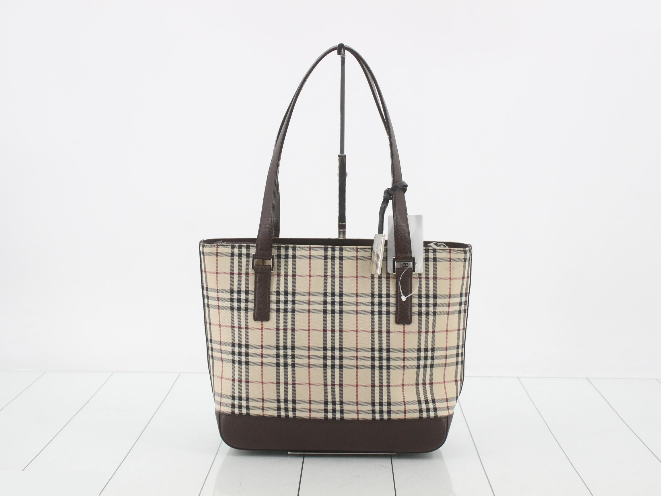 Nova Check Tote Bag — view 2