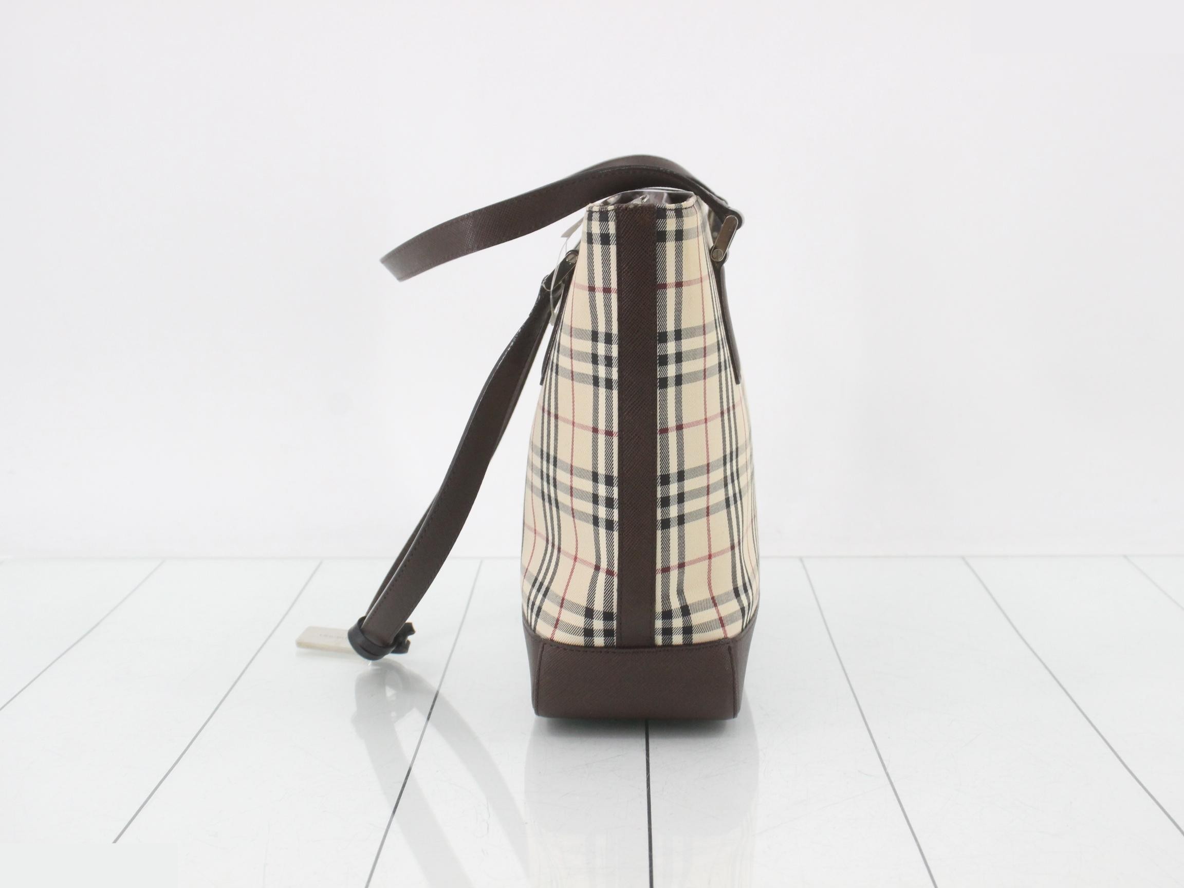 Nova Check Tote Bag — view 4