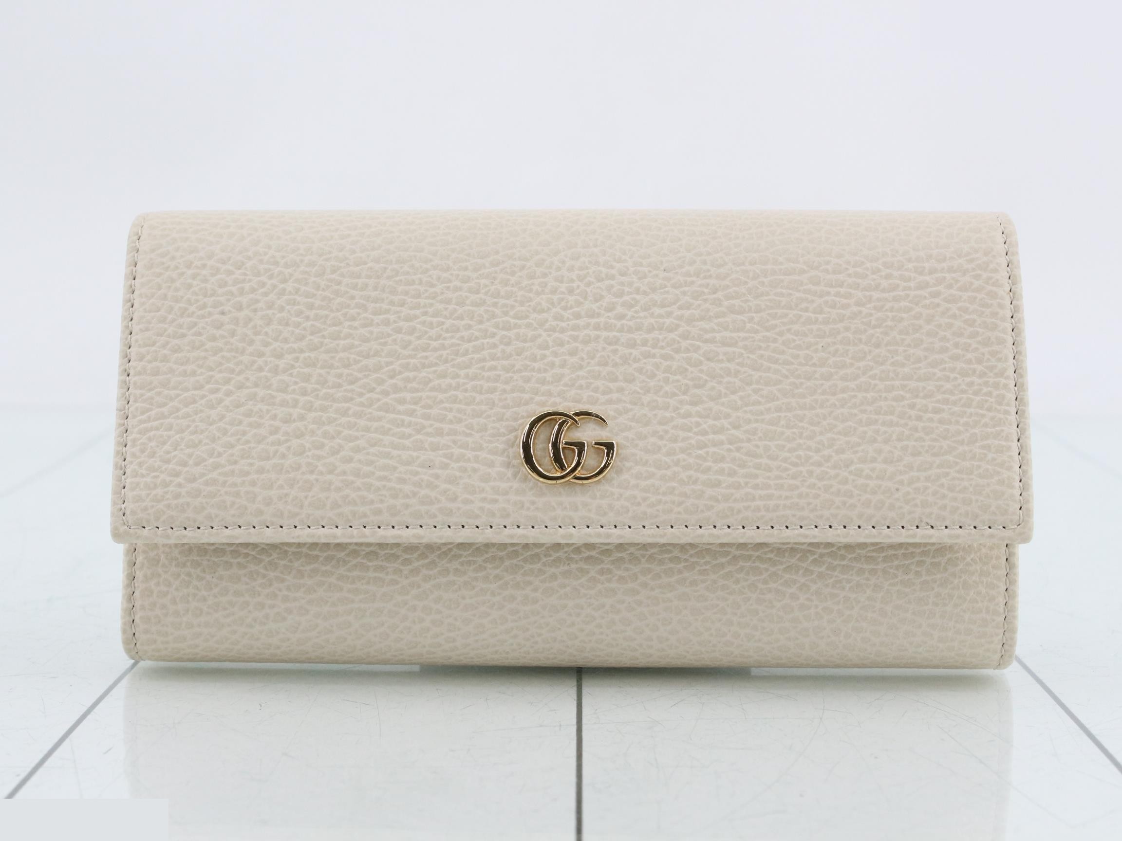 GG Marmont Leather Continental Wallet