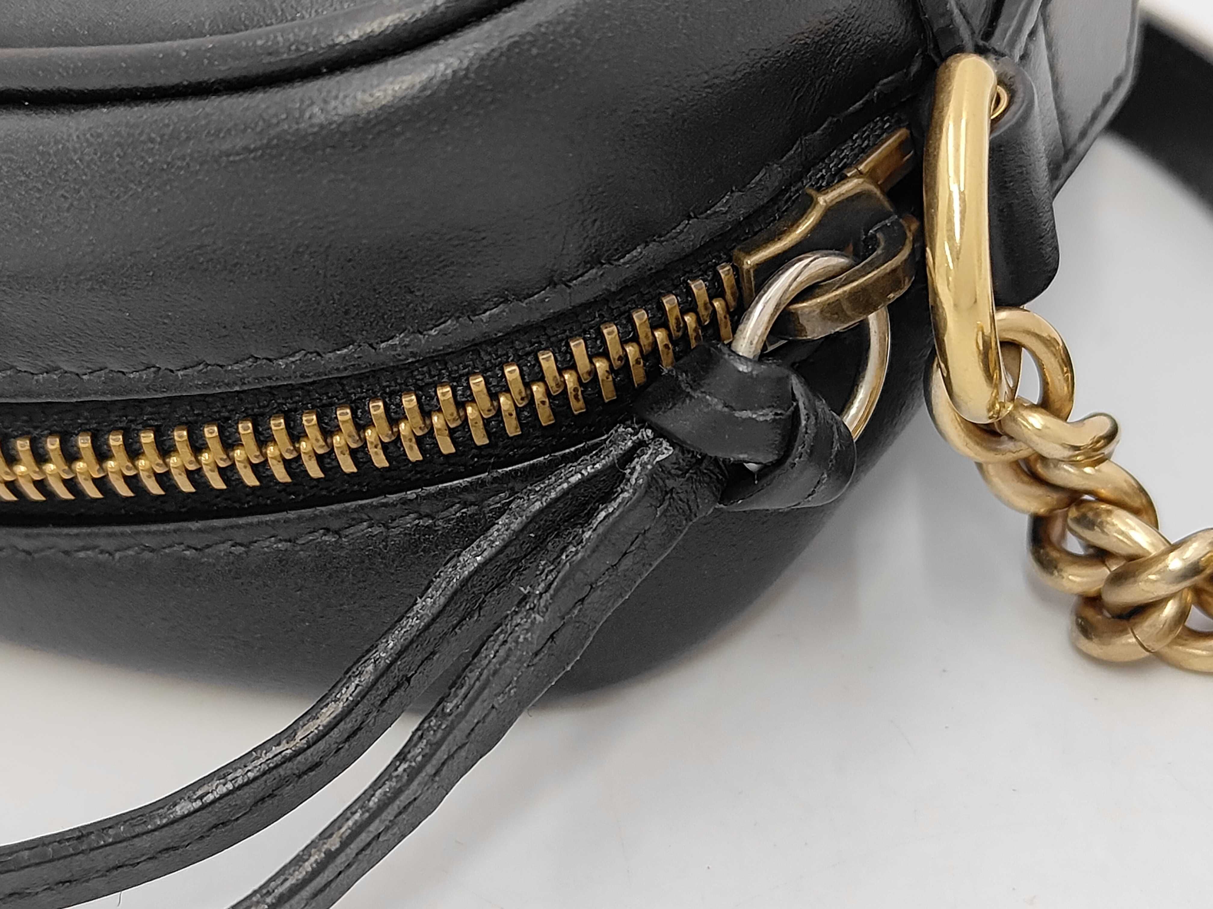 GG Marmont Chain Shoulder Bag 448065 Black Shoulder Bag — view 12