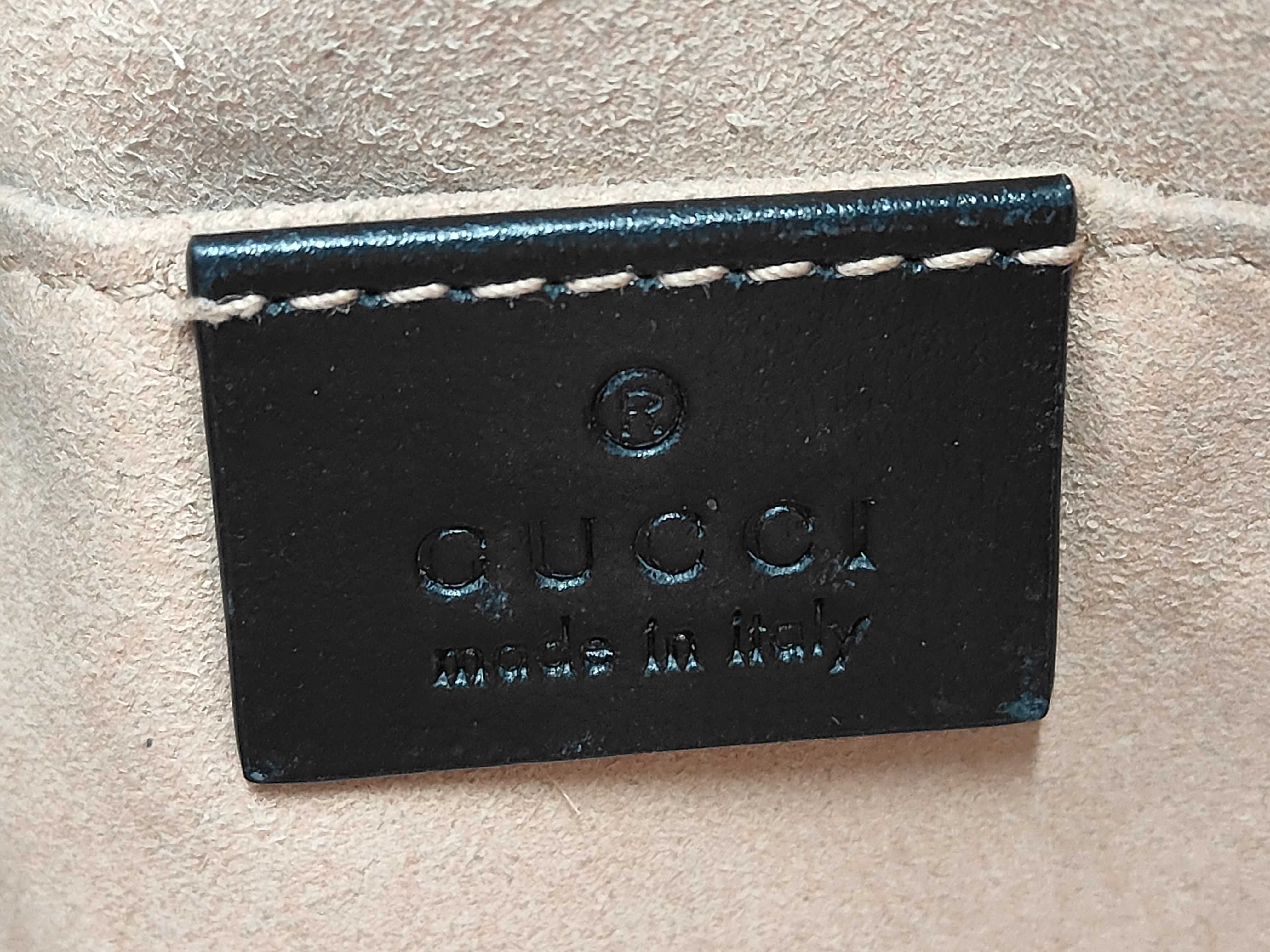 GG Marmont Chain Shoulder Bag 448065 Black Shoulder Bag — view 9