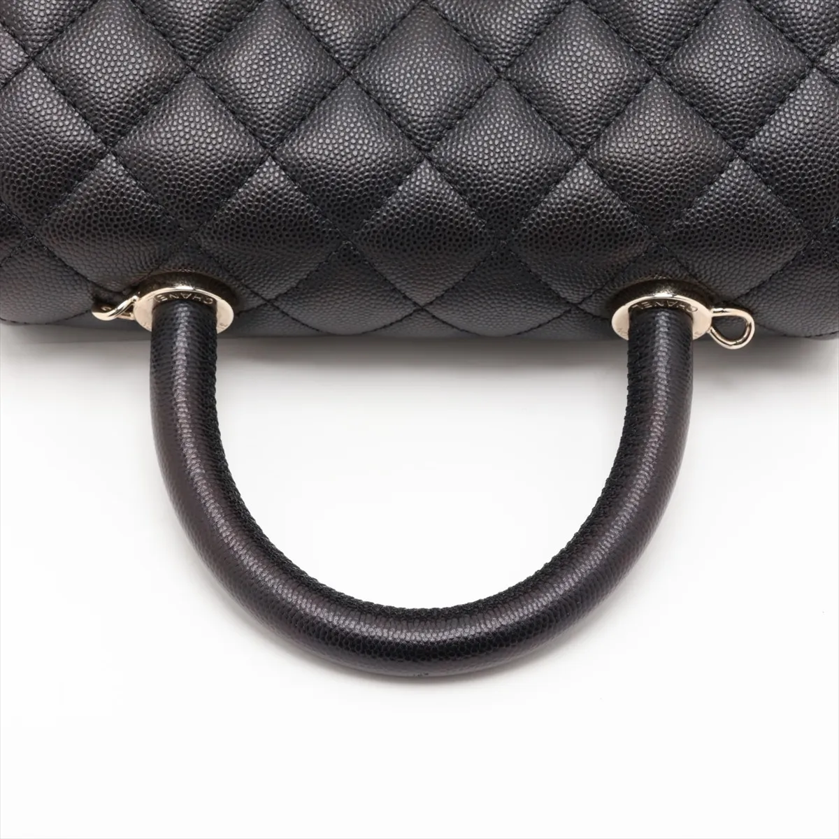 [Individually packaged] Chanel Coco Handle 24 XS Caviar Skin 2-Way Handbag, Black with Gold Hardware, 29916145, Serial Number 29, A92990 — view 5