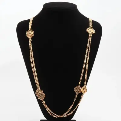 Coco Mark Clover 1983 Long Necklace, Neck Circumference Approx. 182cm