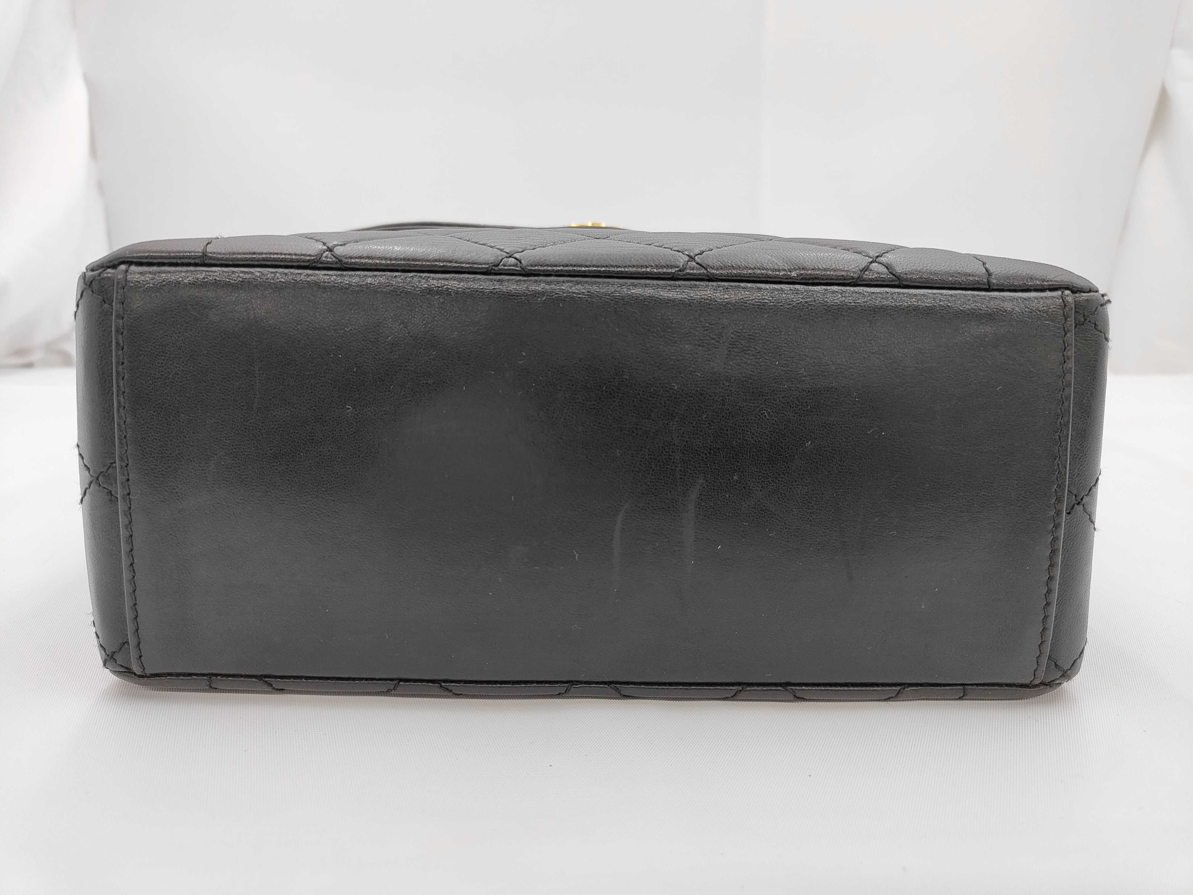 Diana Shoulder Bag, Leather, Black, Gold Hardware, 5003273 — view 5