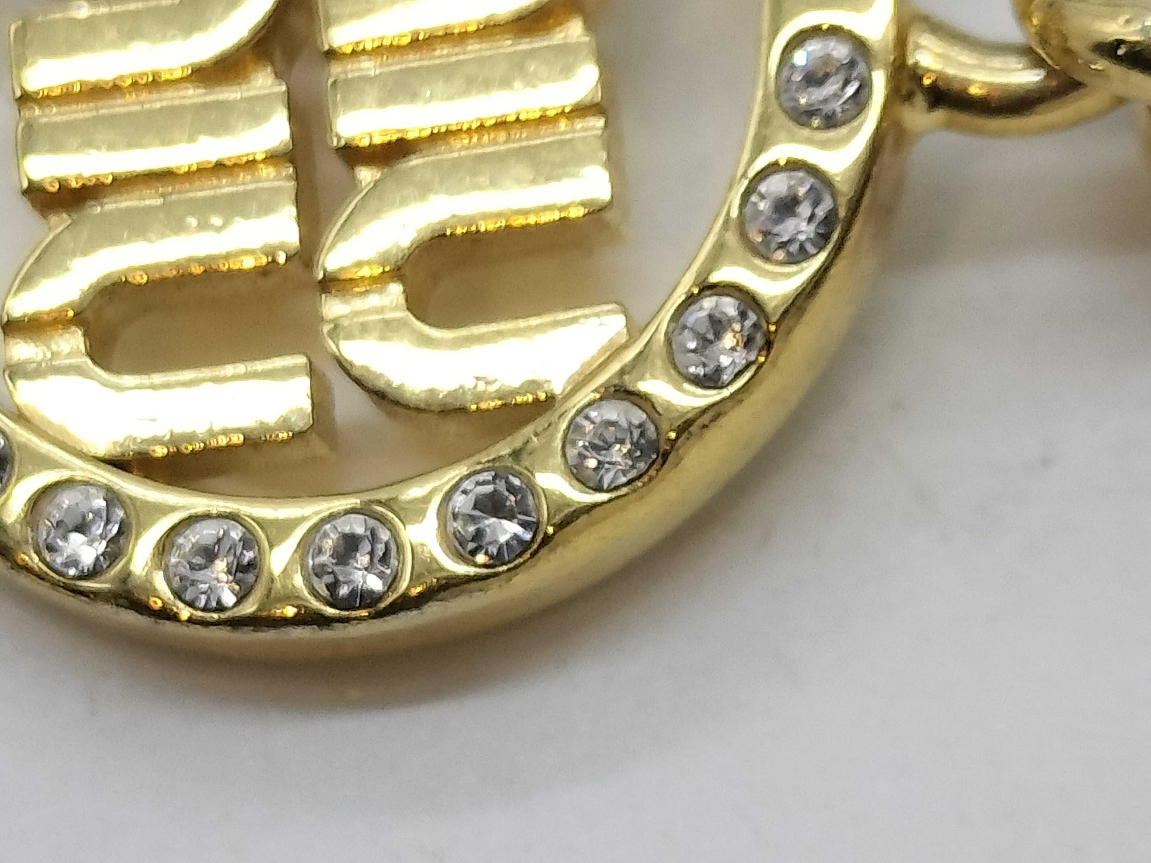 logo x jewel necklace — view 3