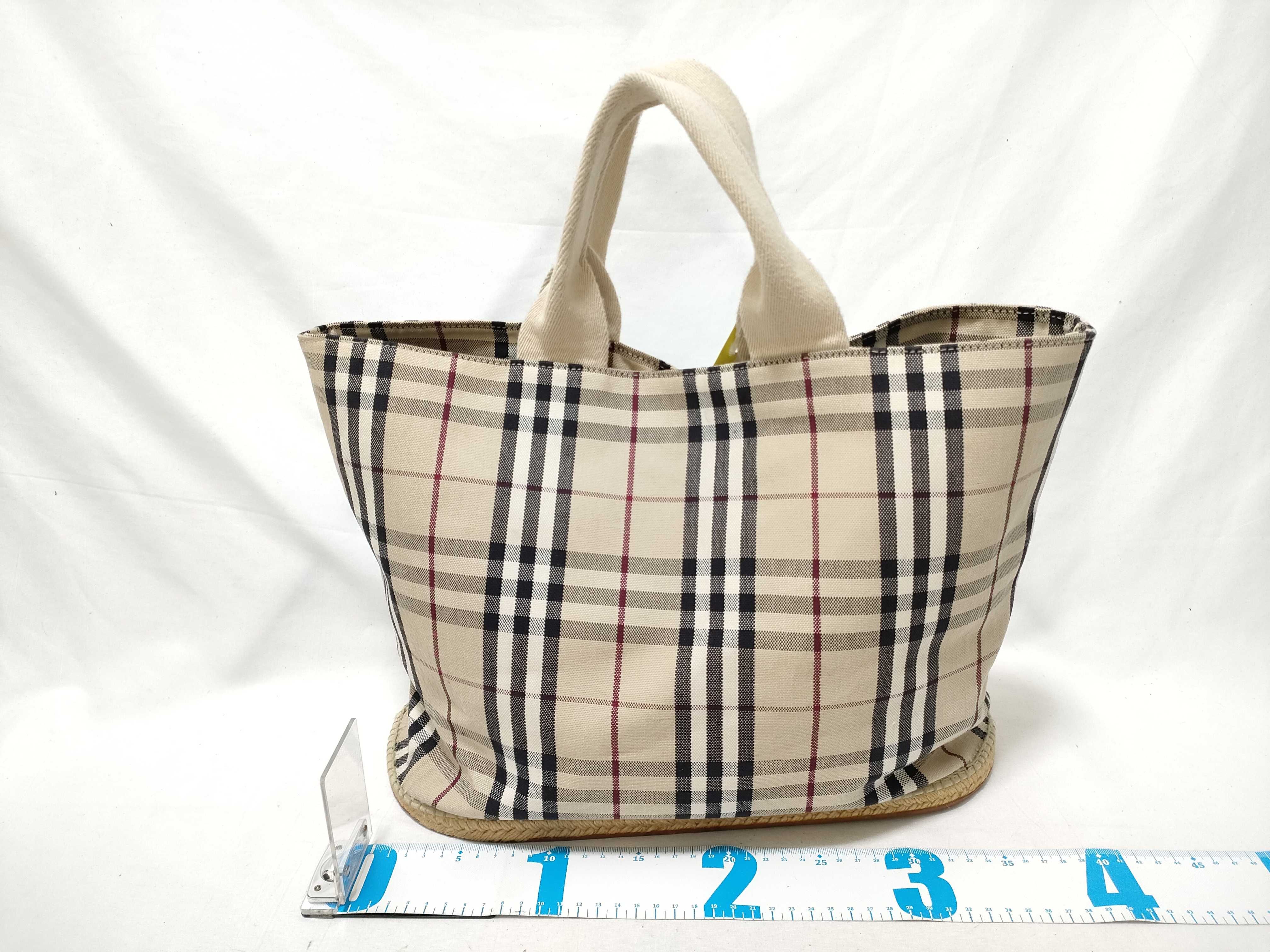 Nova Check Tote Bag with Rubber Bottom — view 2
