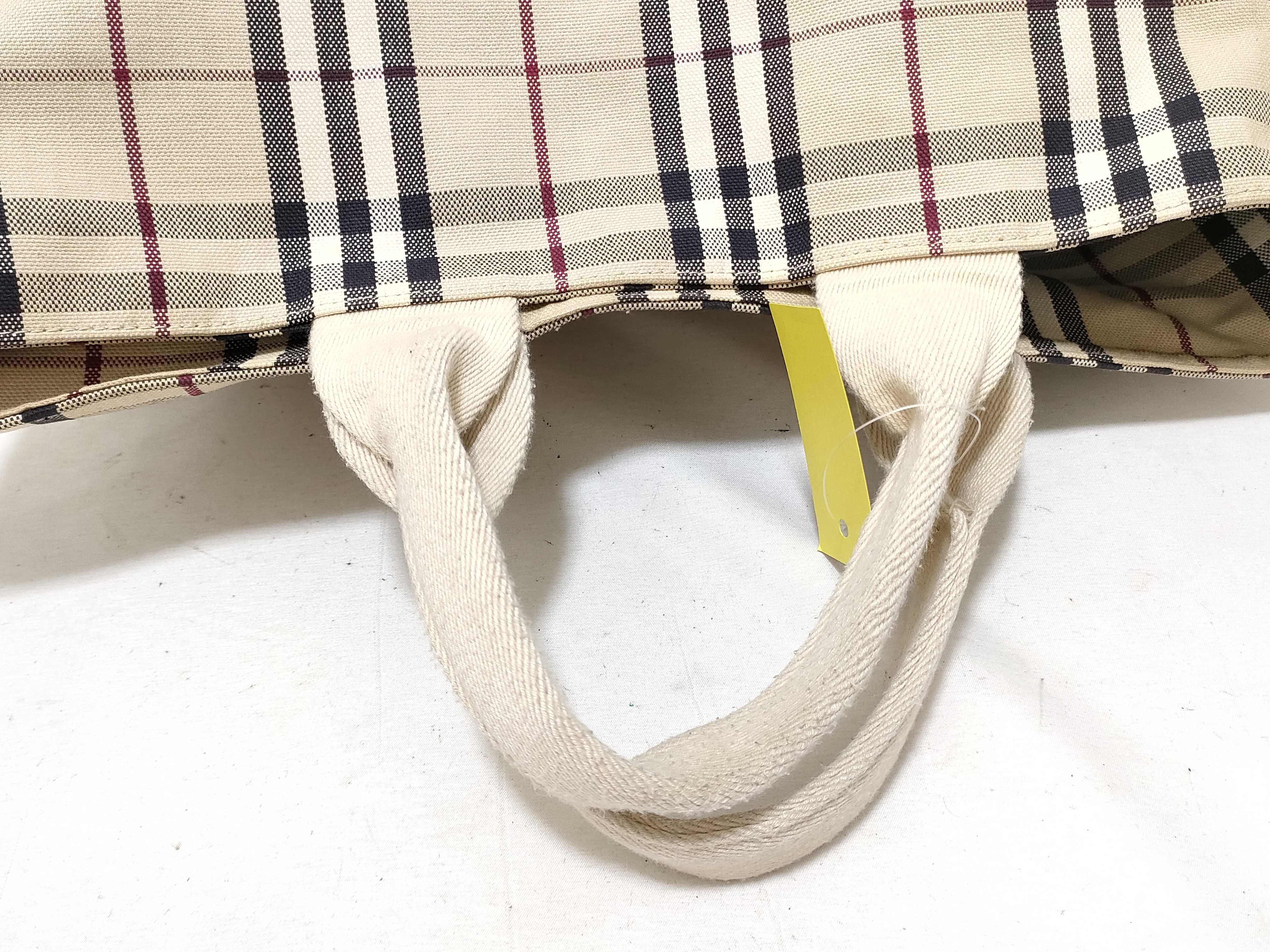 Nova Check Tote Bag with Rubber Bottom — view 3