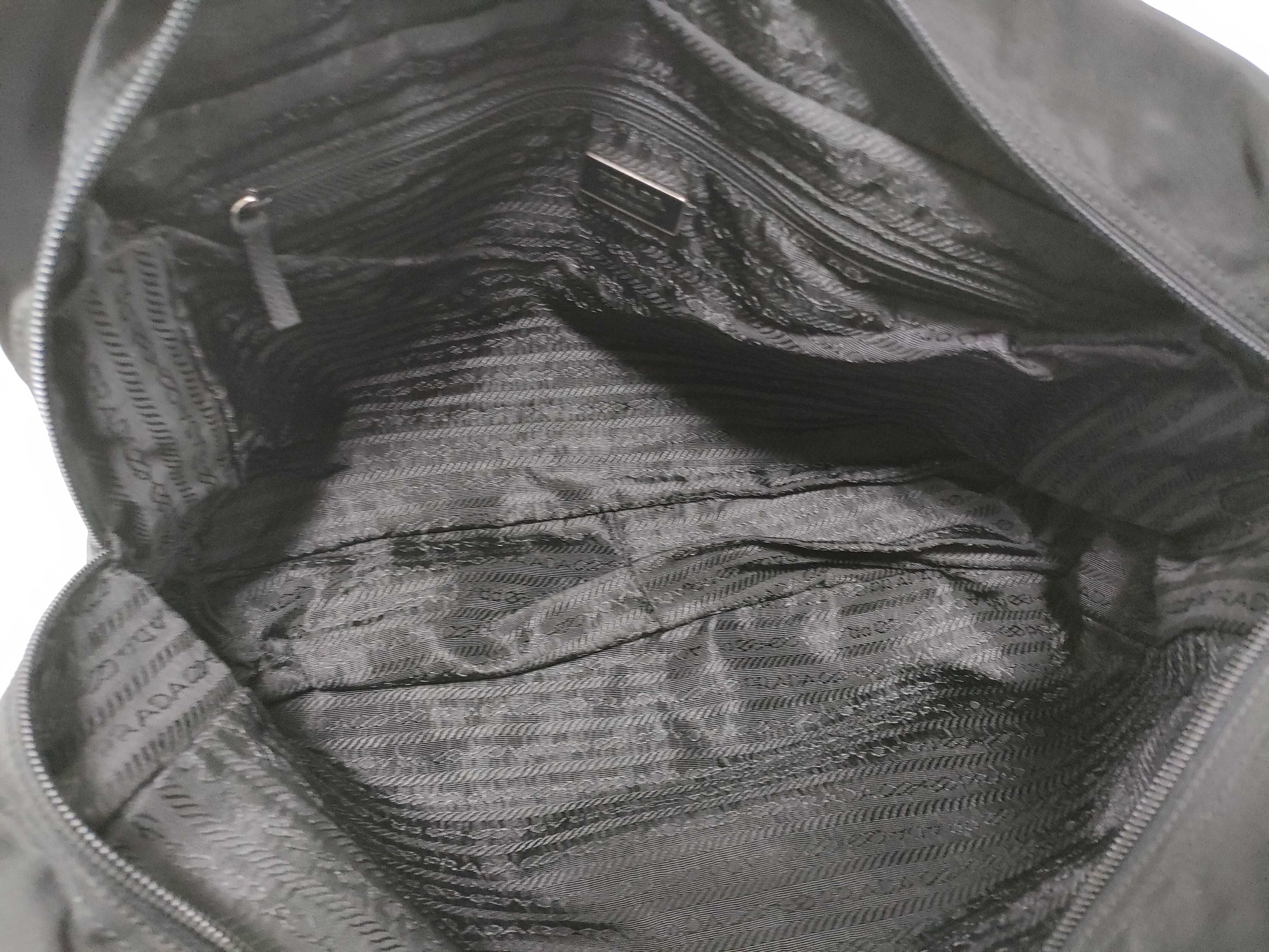 Nylon Prada Nylon Tote Black Handbag — view 11