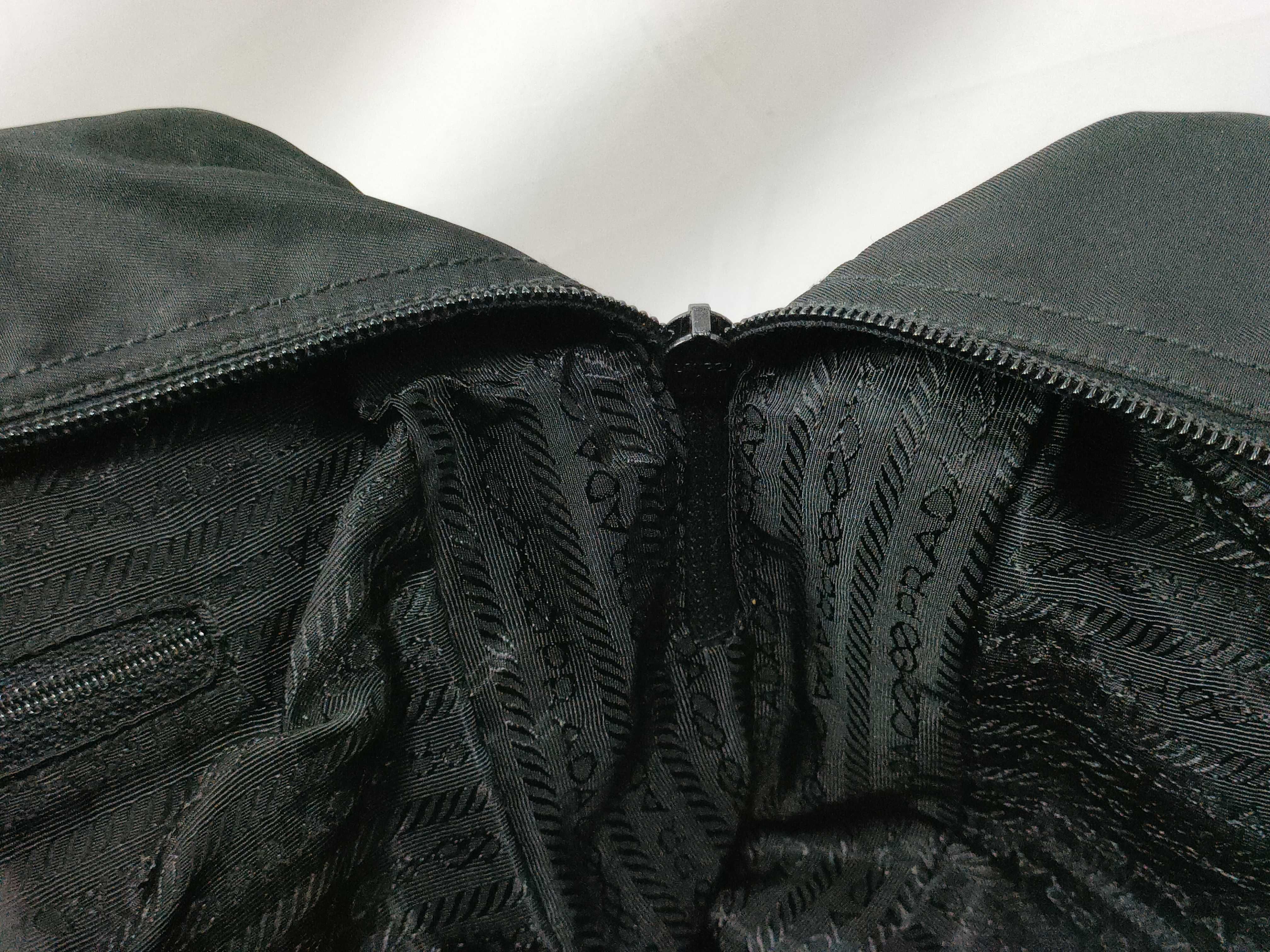 Nylon Prada Nylon Tote Black Handbag — view 12