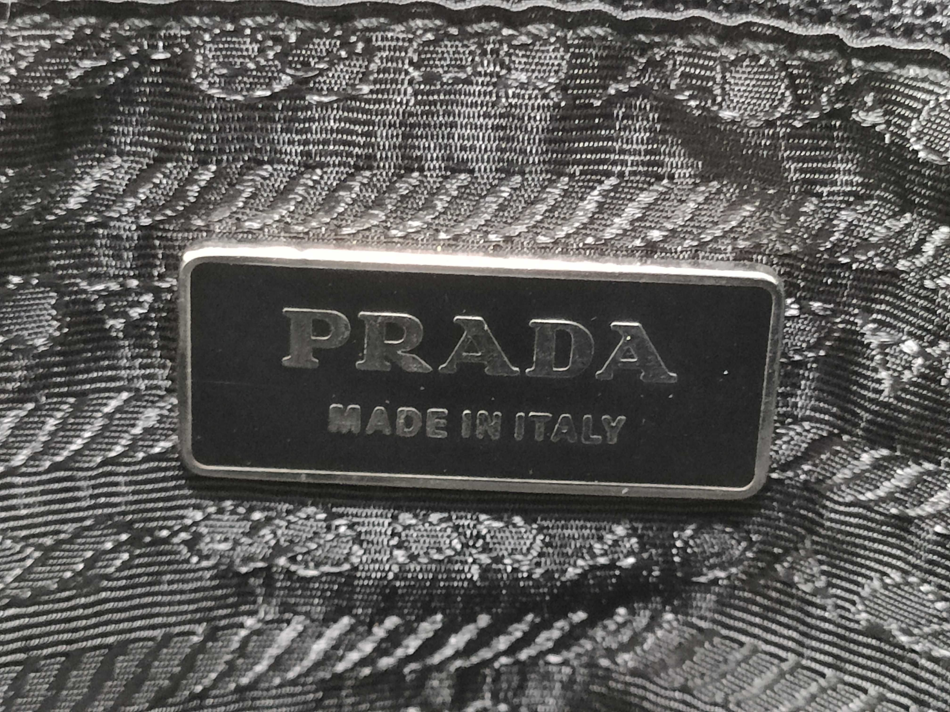 Nylon Prada Nylon Tote Black Handbag — view 13