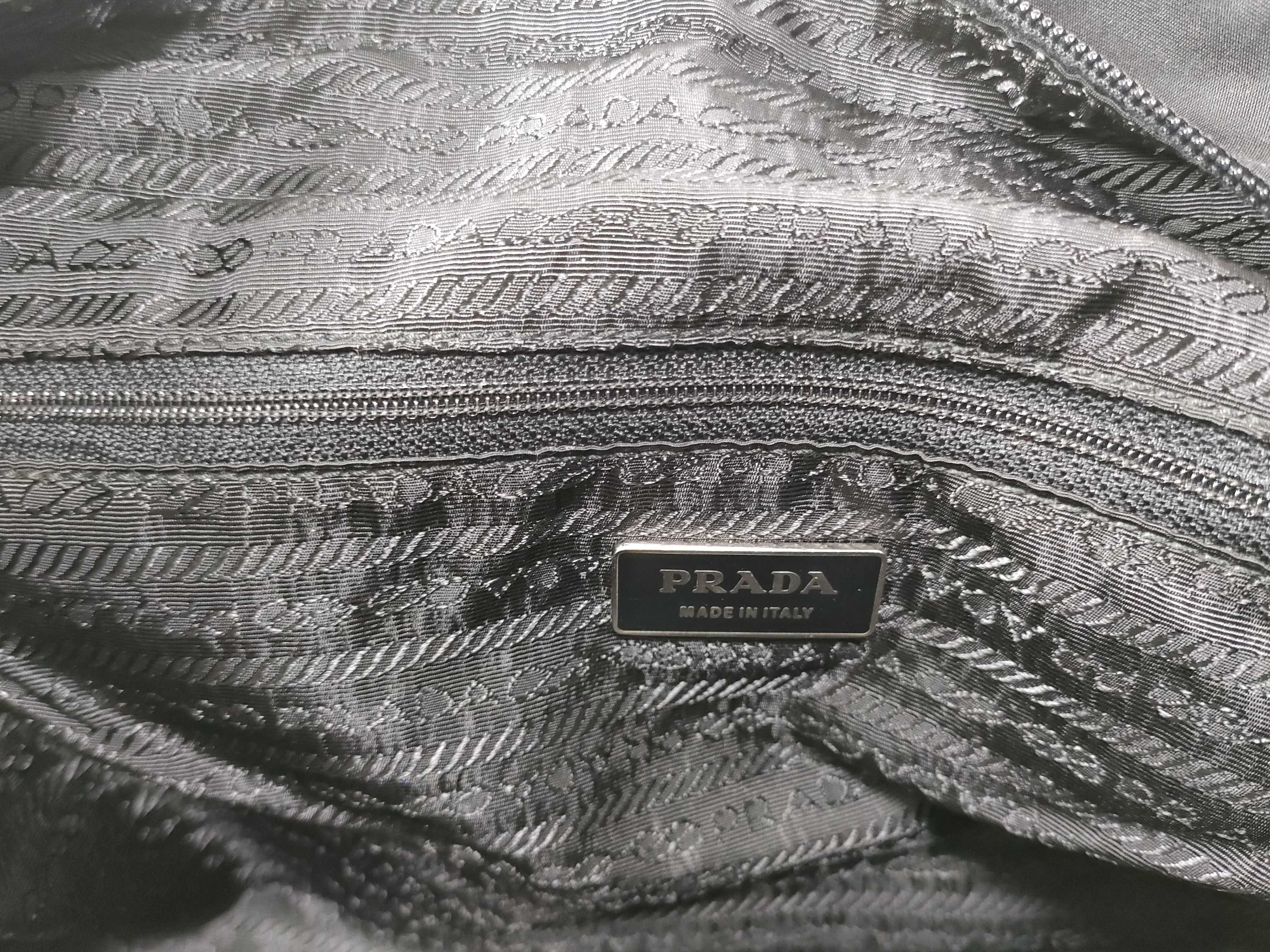 Nylon Prada Nylon Tote Black Handbag — view 14