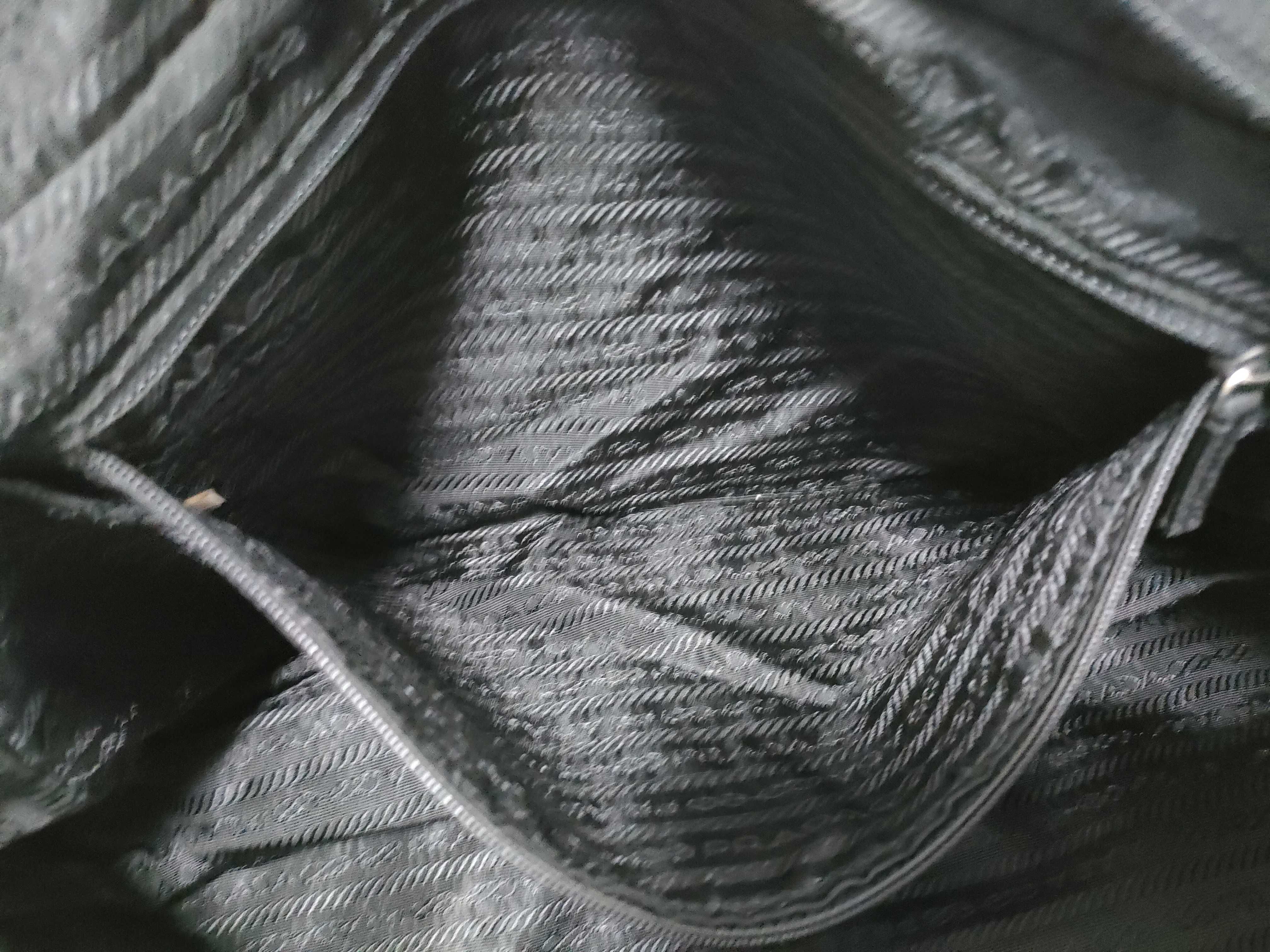 Nylon Prada Nylon Tote Black Handbag — view 15
