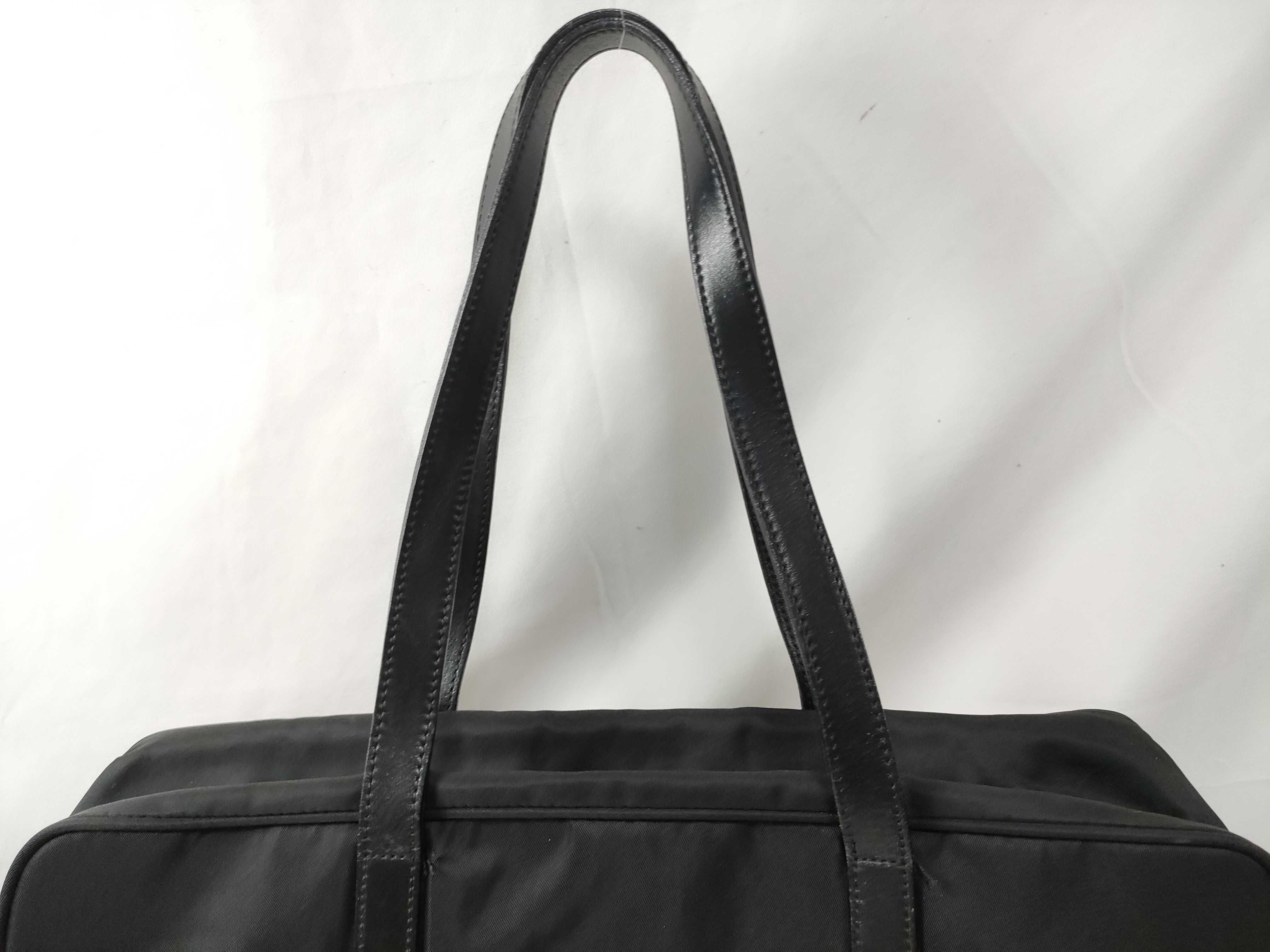 Nylon Prada Nylon Tote Black Handbag — view 3