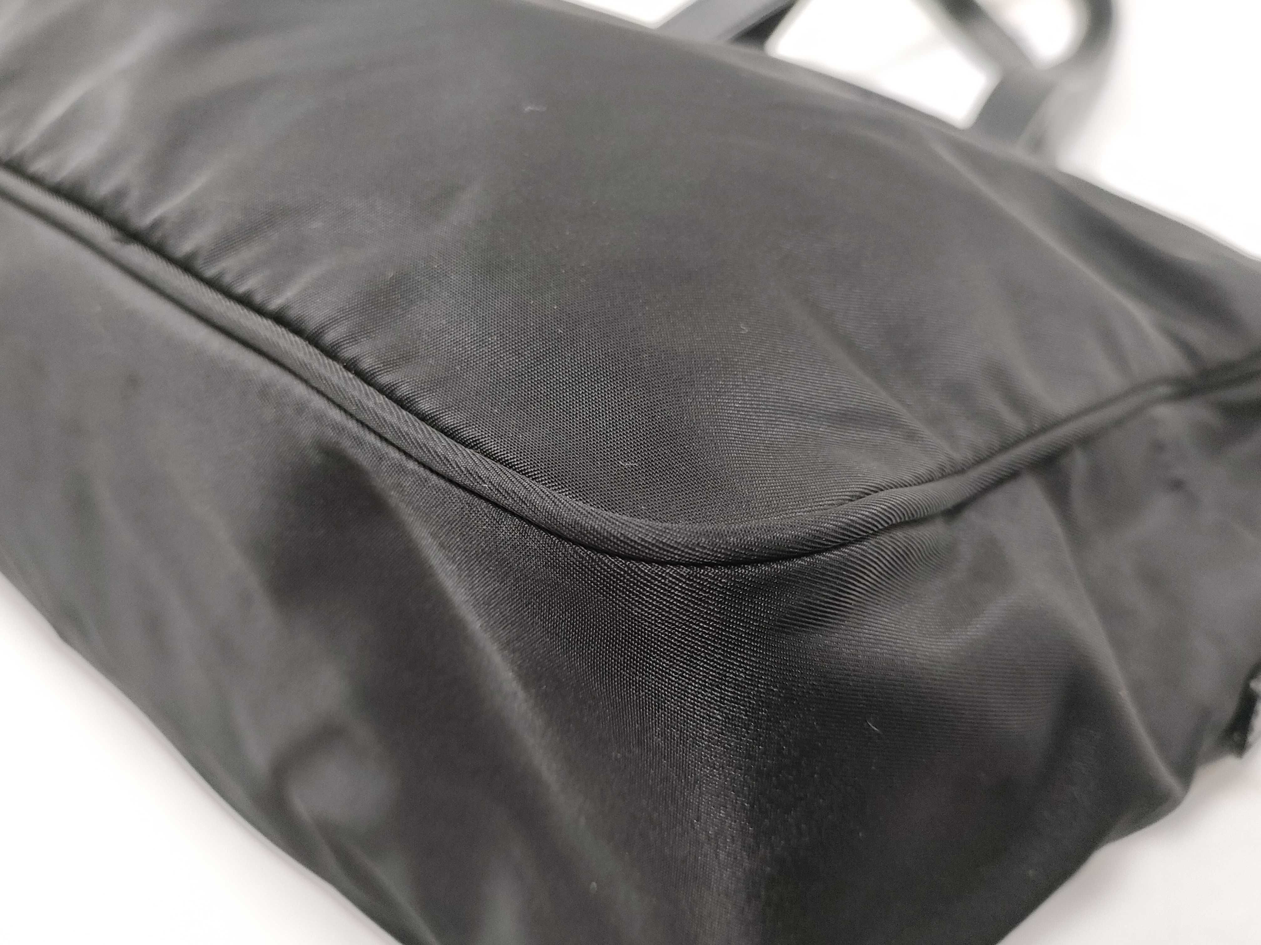 Nylon Prada Nylon Tote Black Handbag — view 8