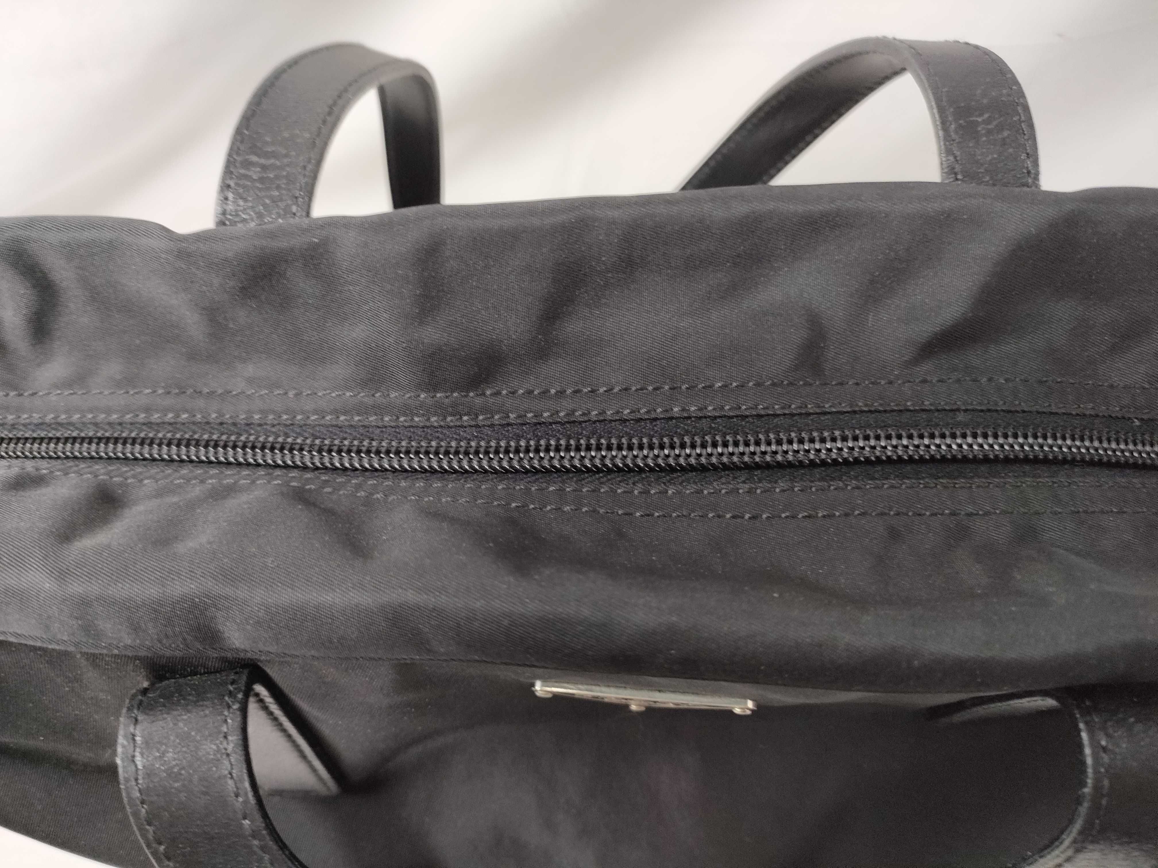 Nylon Prada Nylon Tote Black Handbag — view 9