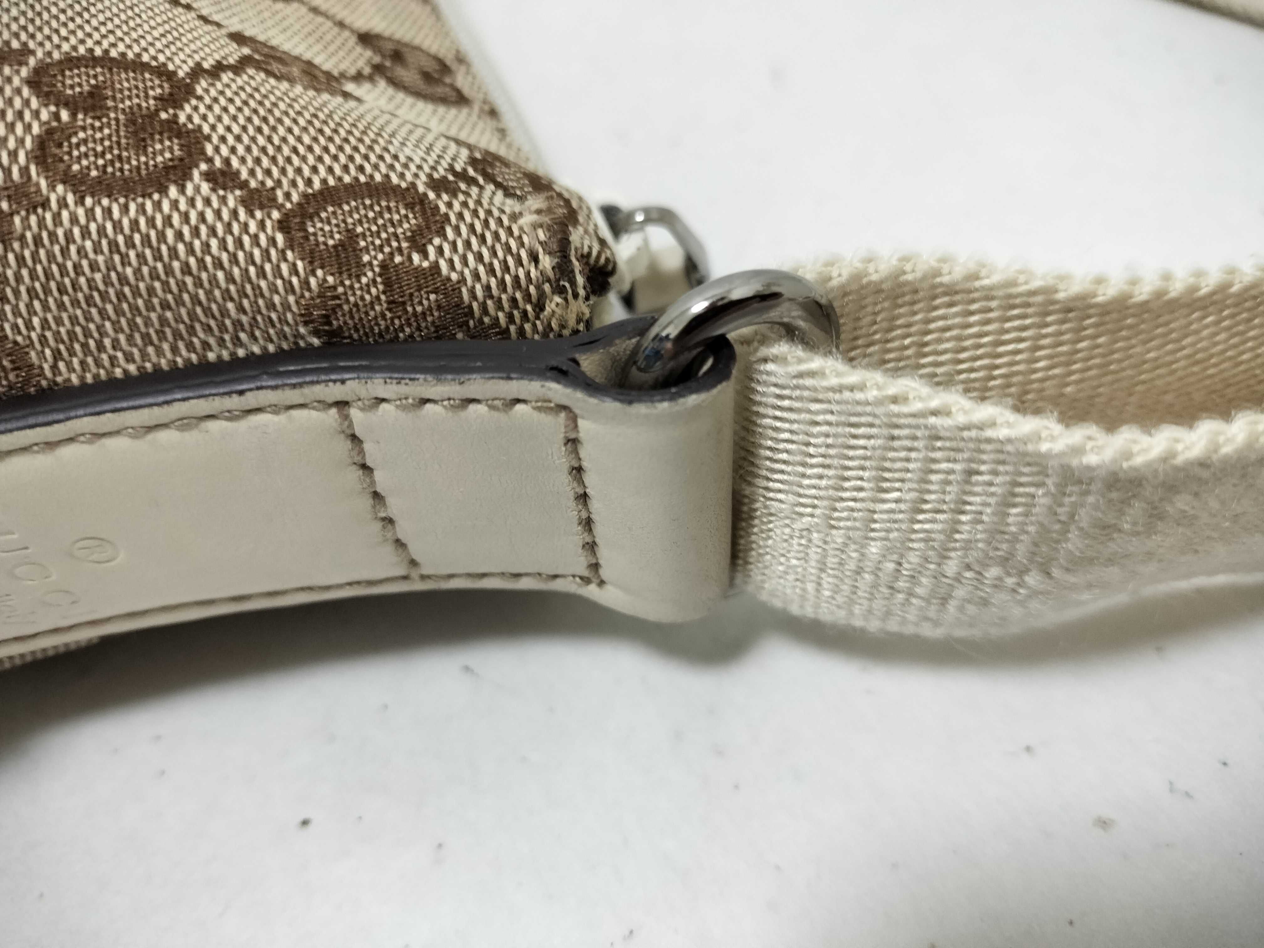 GG Canvas Shoulder Bag, Off-White, GG Canvas, 145857 001013 — view 5