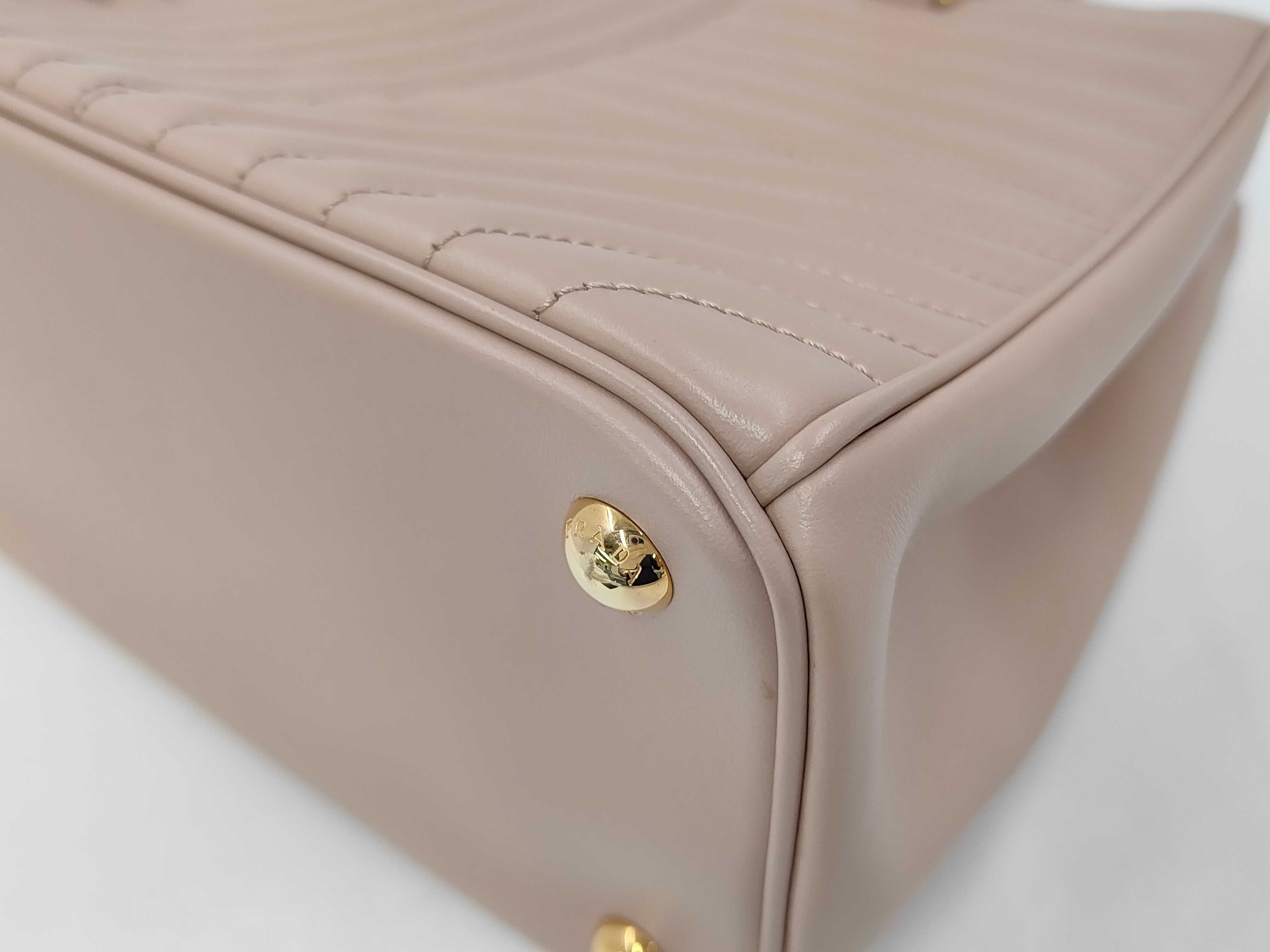 1BA863 2-Way Beige Handbag — view 9