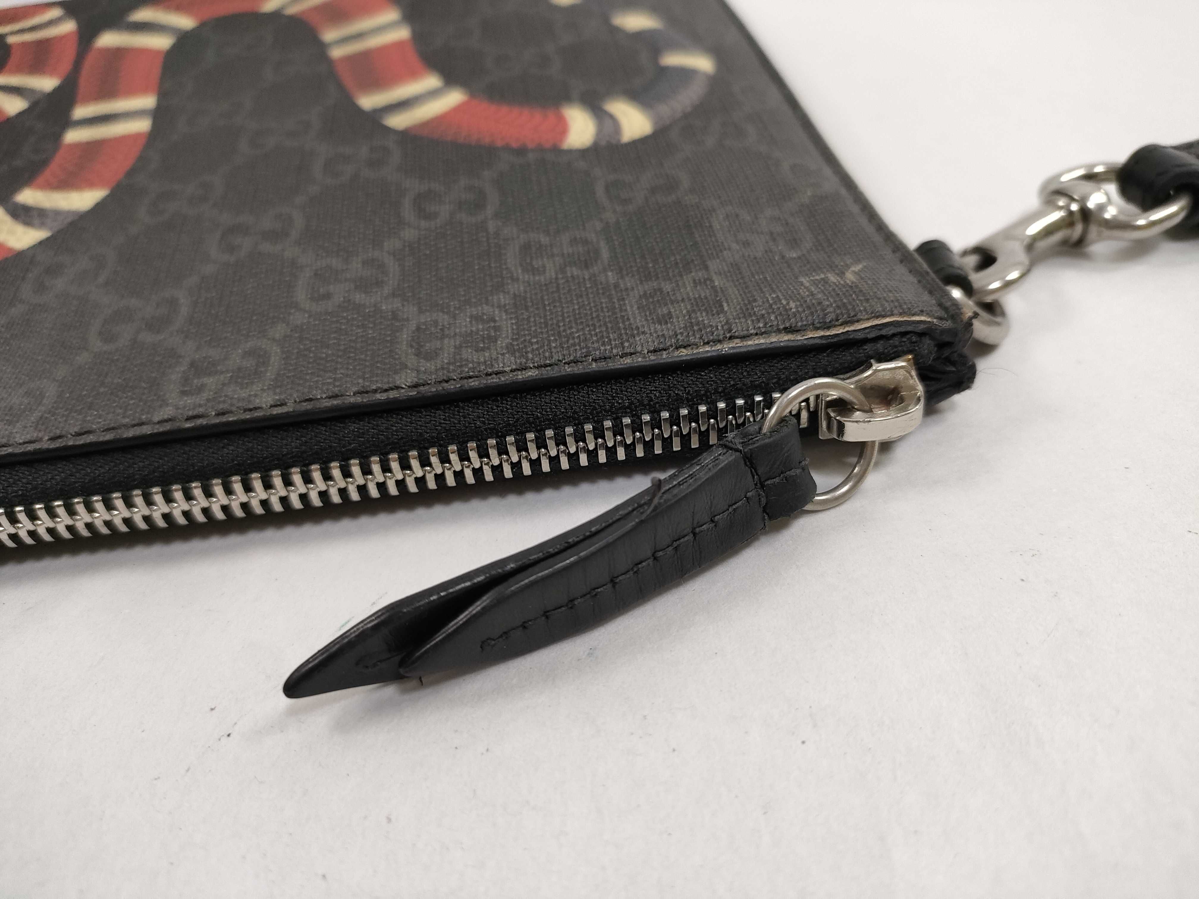 GG Supreme Kingsnake Clutch Bag — view 7
