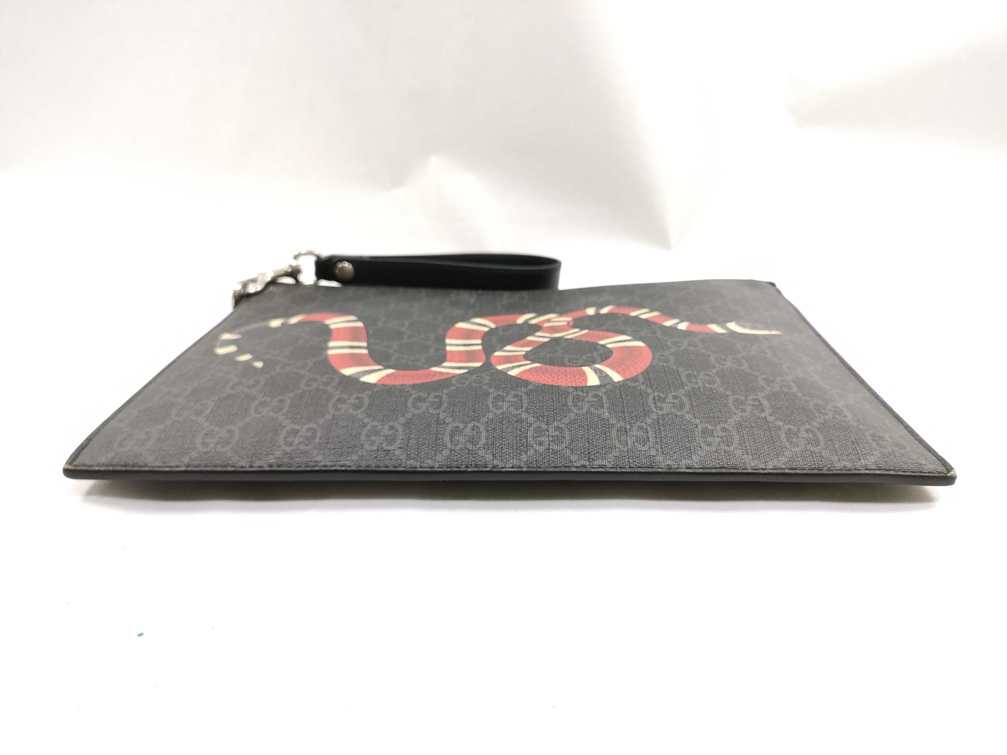 GG Supreme Kingsnake Clutch Bag — view 9